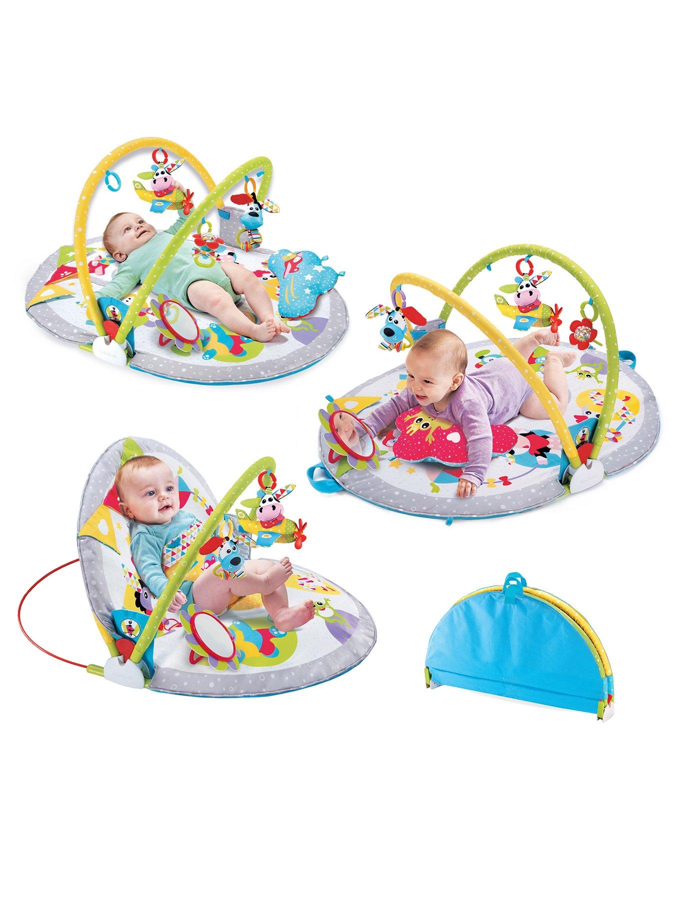 Yookidoo Gymotion Lay to Sit-Up Play - Yellow/Orange