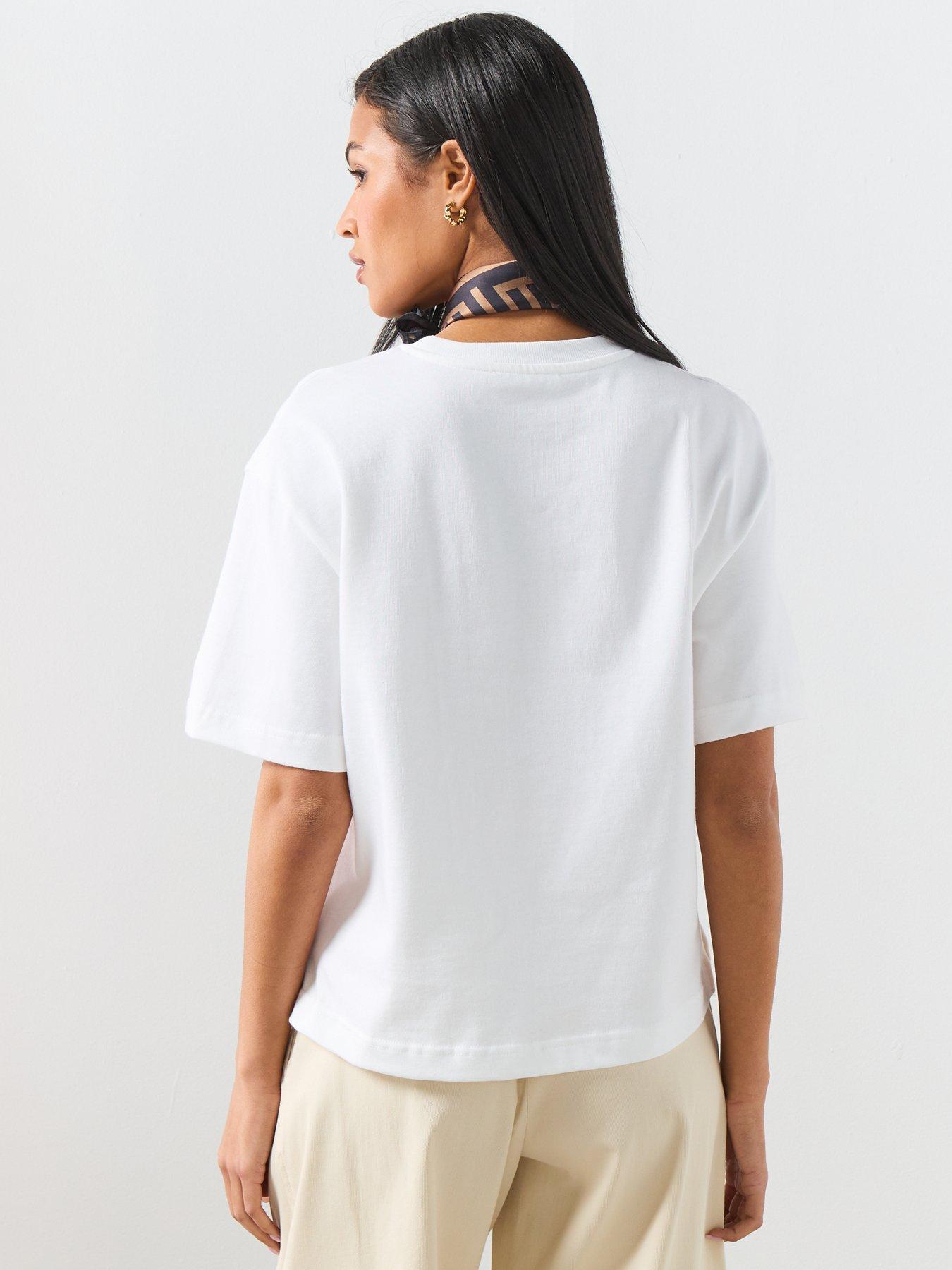 stillFront image of mango-oversized-cotton-t-shirt-white