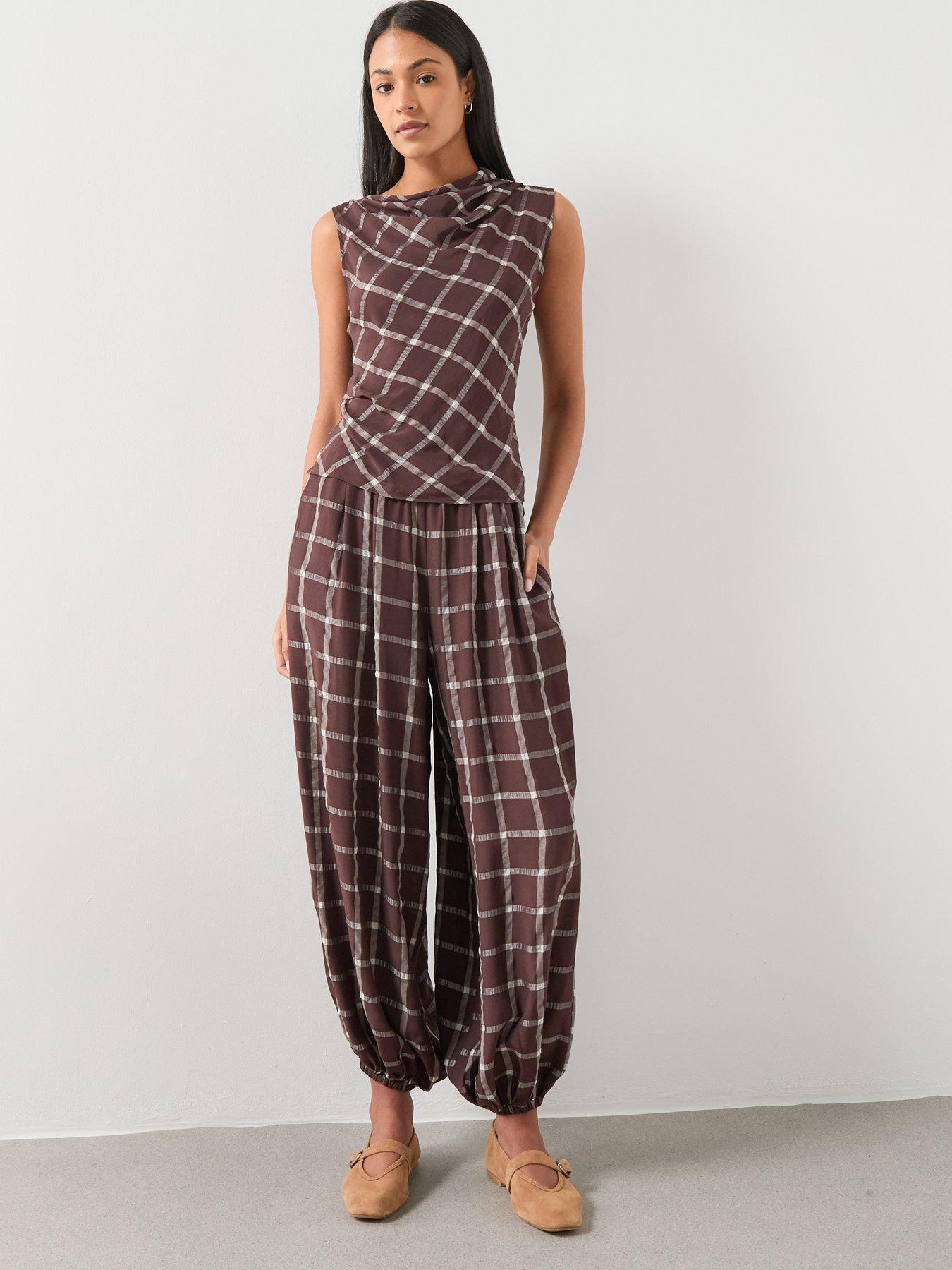  image of mango-fitted-top-with-draped-neckline-burgundy
