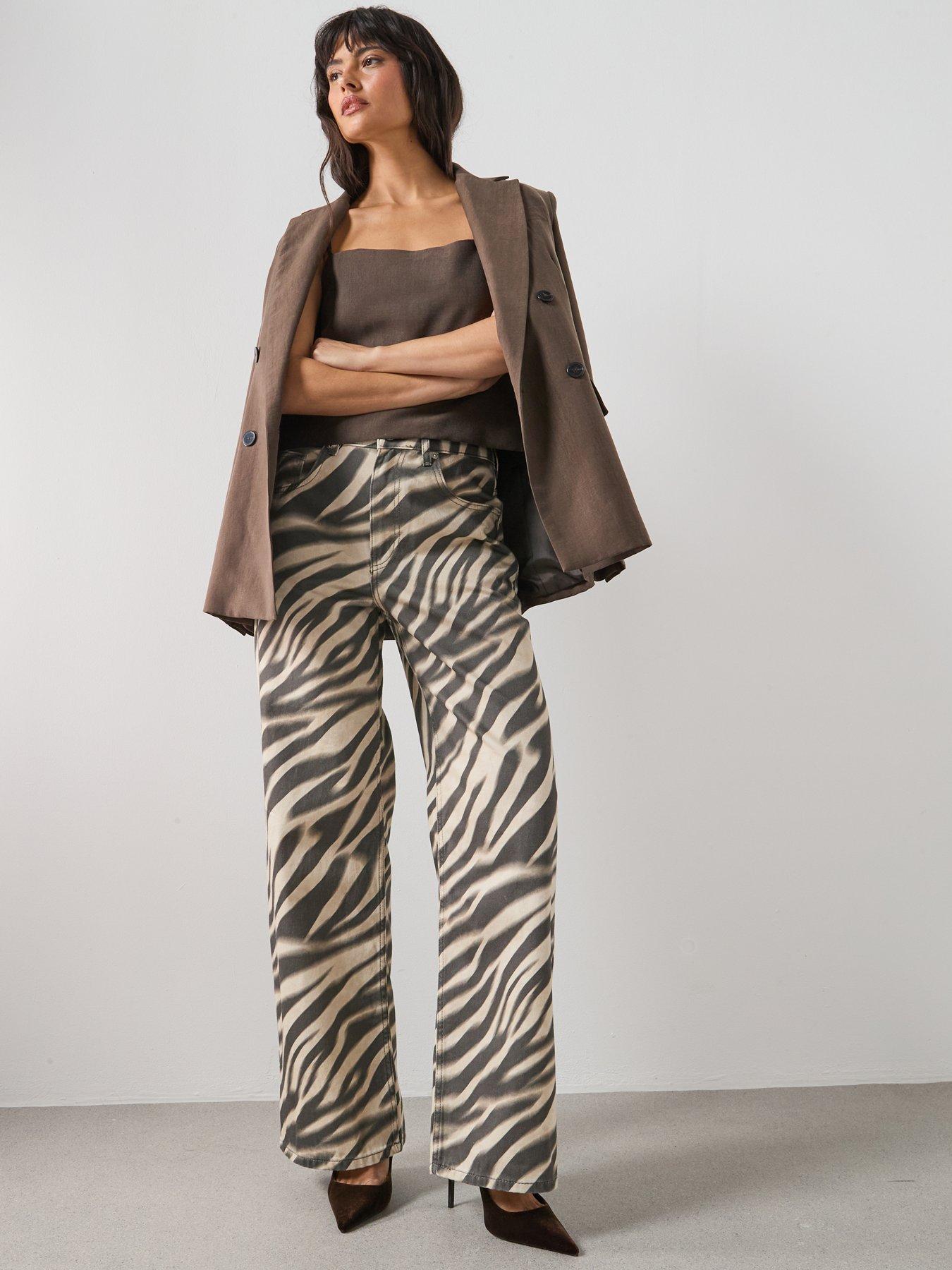 Image 3 of 5 of Mango Lyocell Suit Waistcoat - Brown