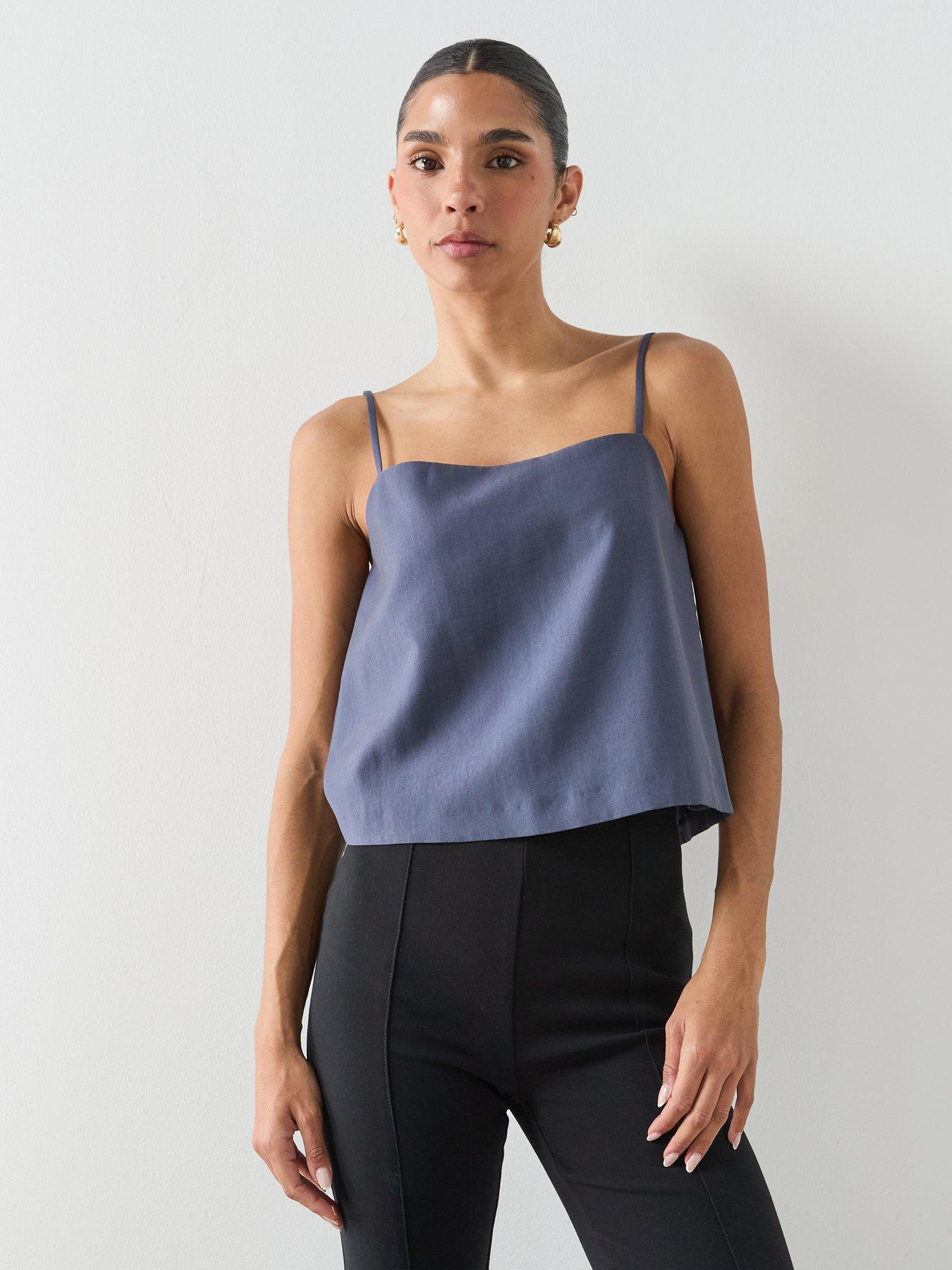 Image 5 of 6 of Mango Lyocell Suit Waistcoat - Blue