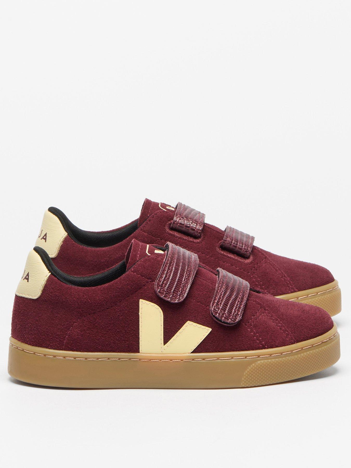 Image 1 of 3 of Veja Kids Small Esplar Suede - Burgundy
