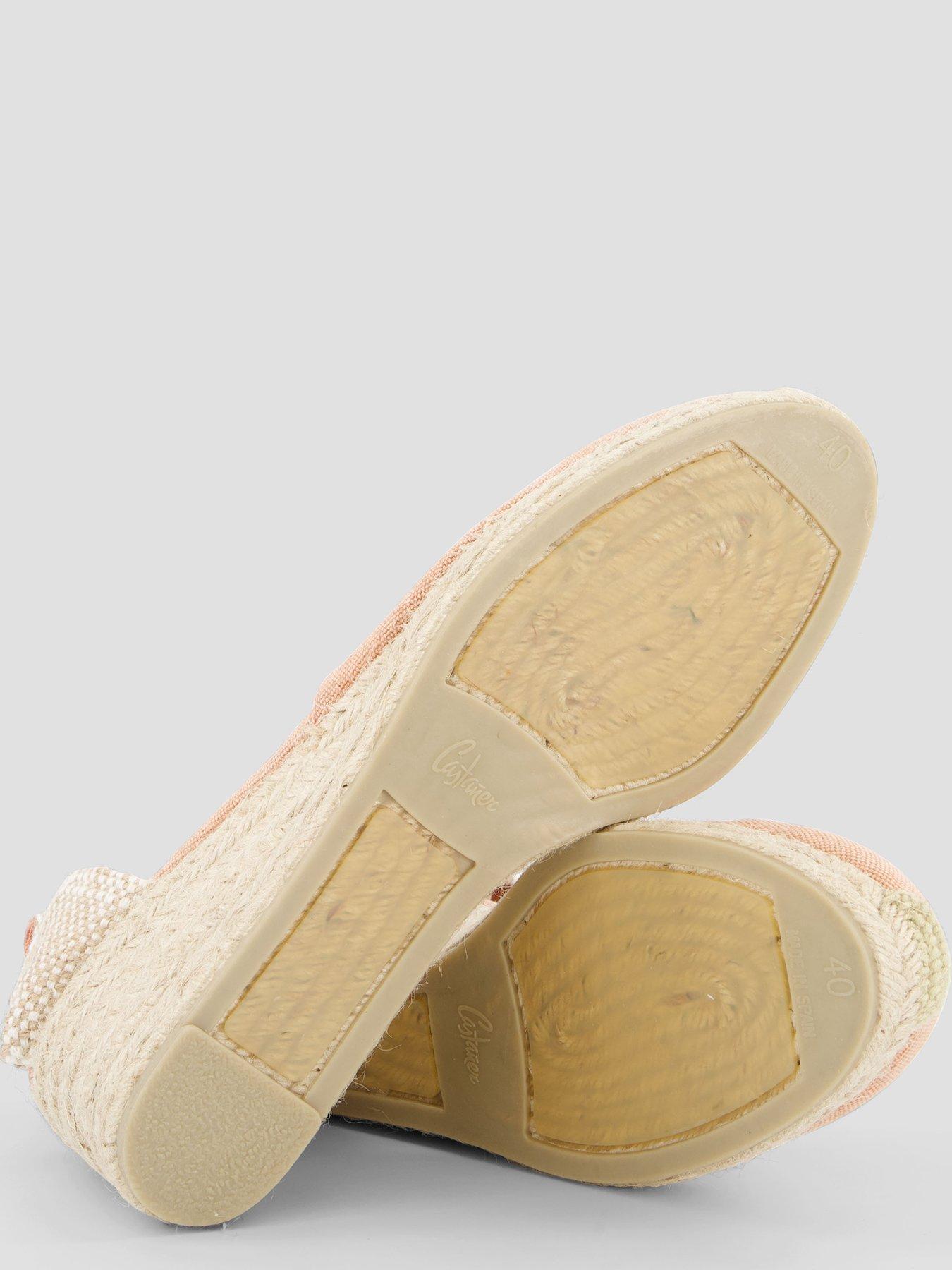 Image 4 of 6 of CASTANER Classic Espadrille Wedge Shoes - Pink