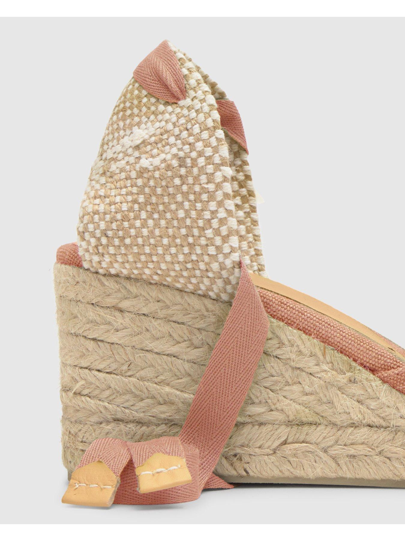 Image 6 of 6 of CASTANER Classic Espadrille Wedge Shoes - Pink