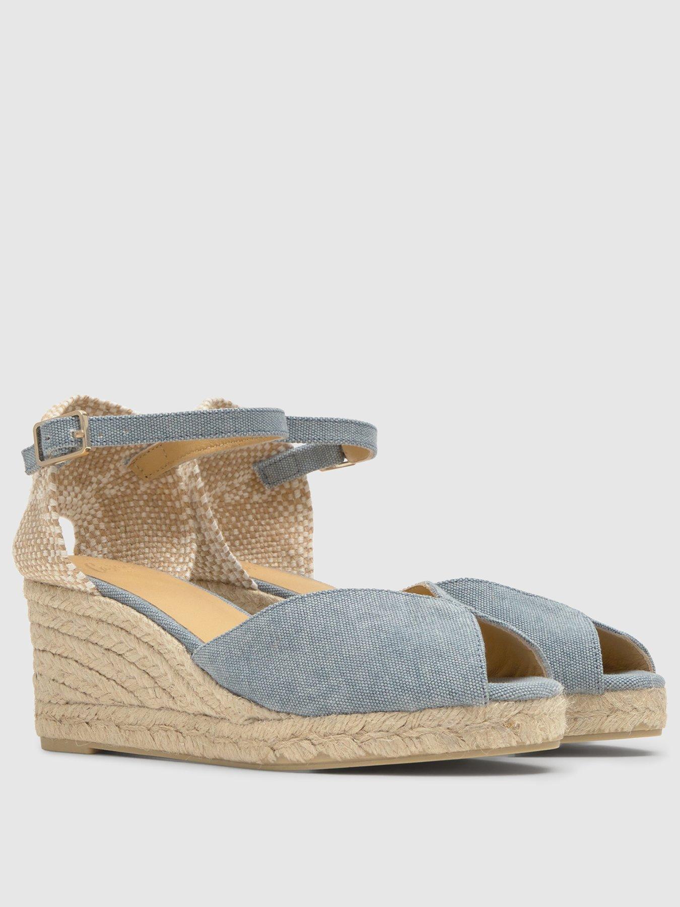 Image 2 of 4 of CASTANER Denim Espadrille Wedge