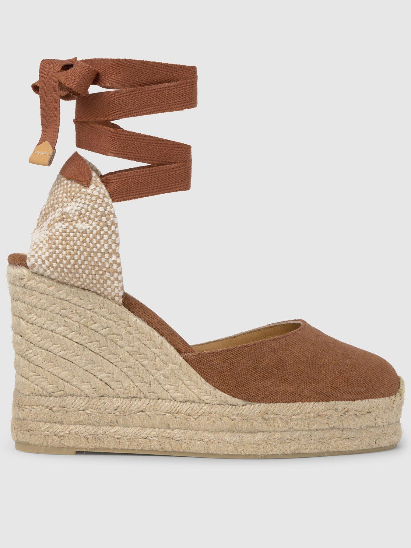 CASTANER Espadrille Wedge - Brown