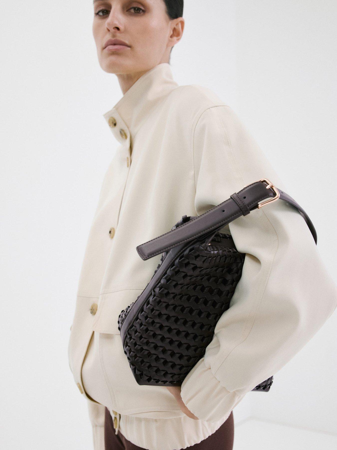 Image 4 of 6 of Mango M Trama Bag- Brown