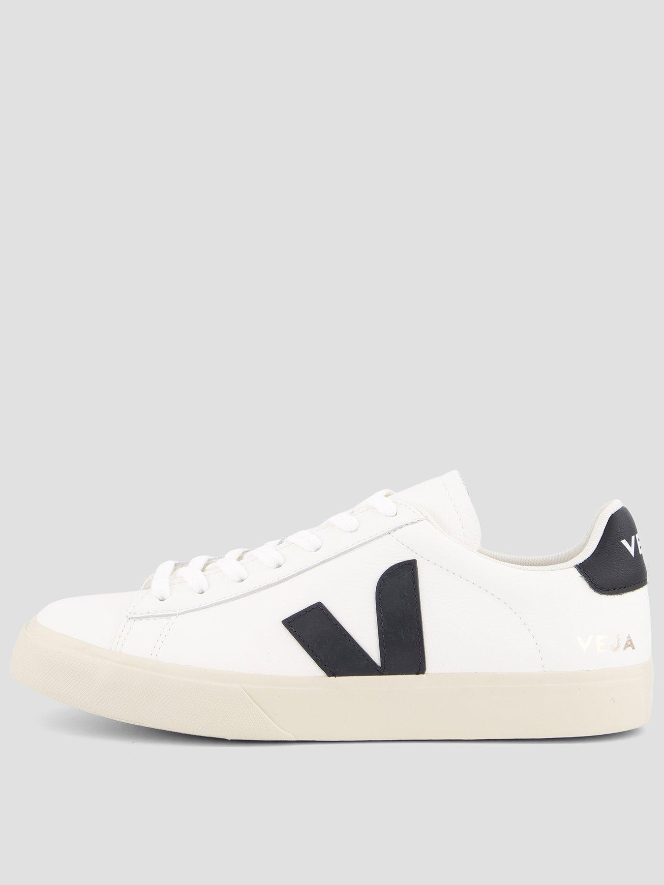 Image 1 of 7 of Veja Mens Unisex Campo Leather Trainers - White