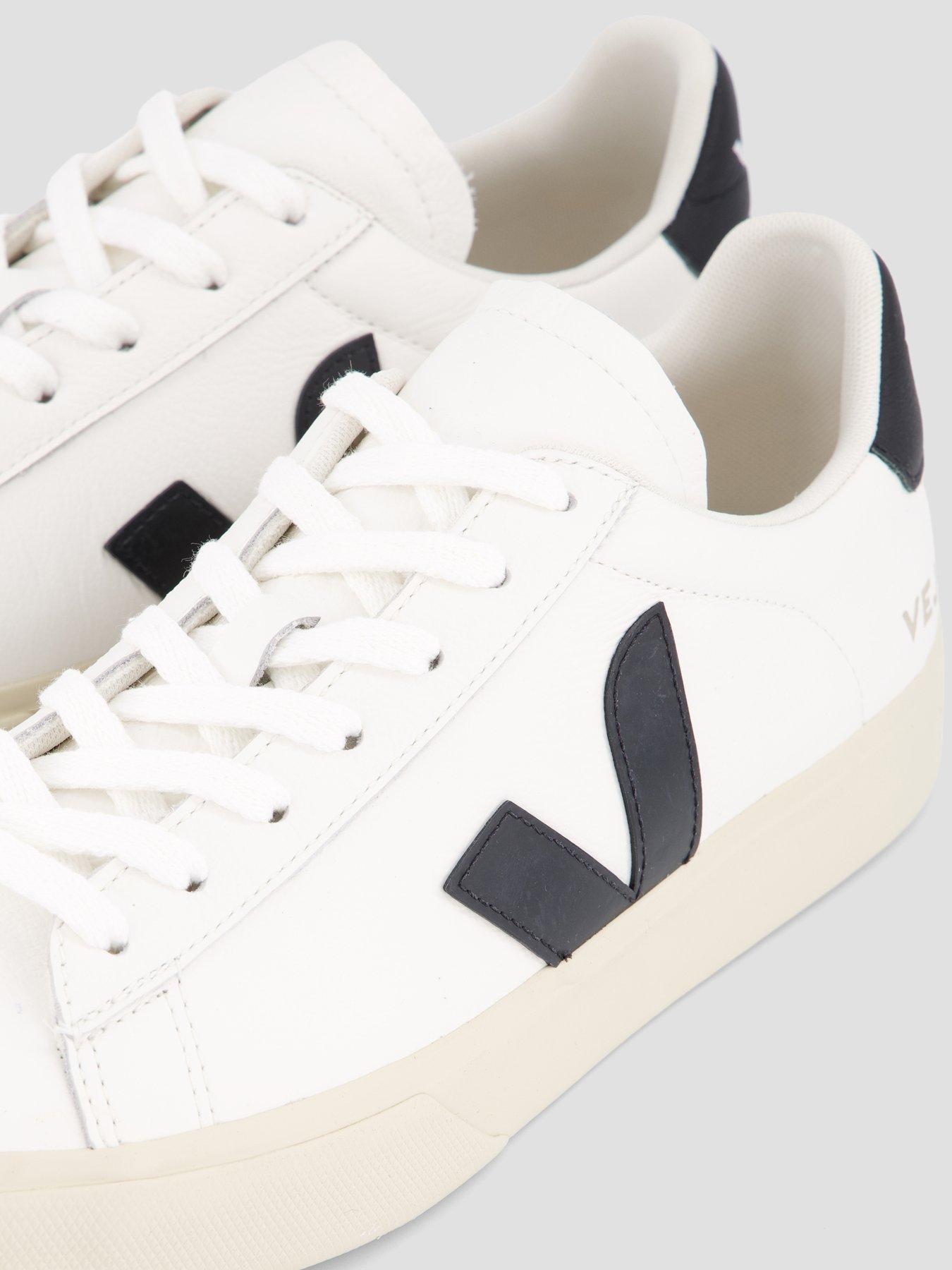 Image 5 of 7 of Veja Mens Unisex Campo Leather Trainers - White