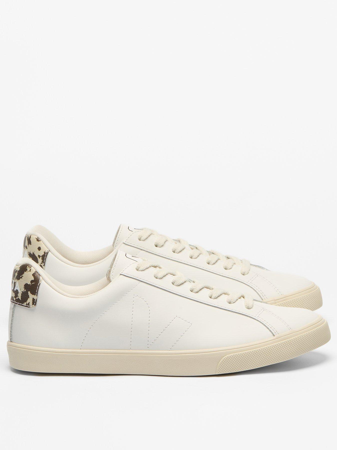 Image 1 of 3 of Veja Womens Esplar Leather Trainers - White