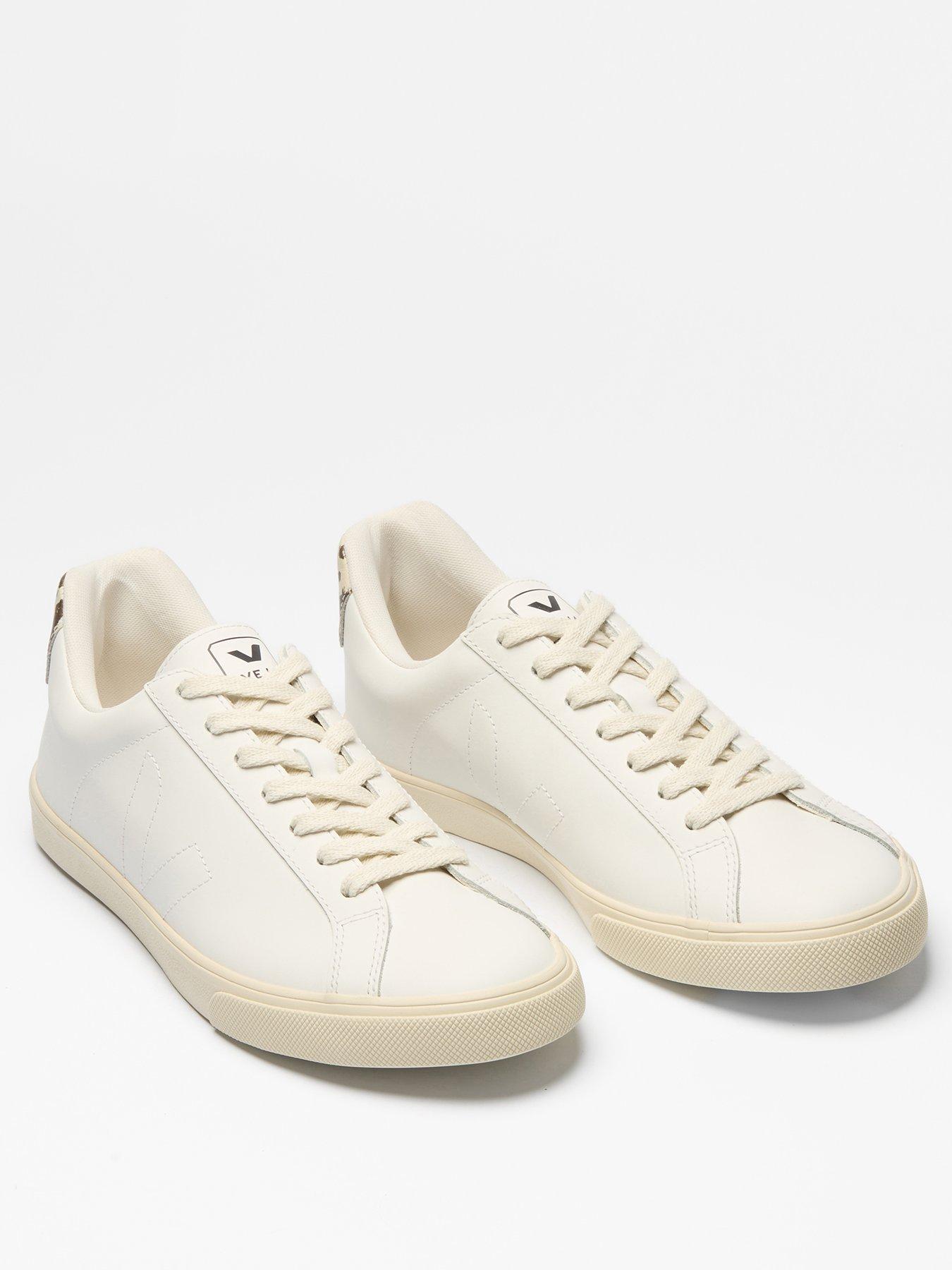 Image 2 of 3 of Veja Womens Esplar Leather Trainers - White