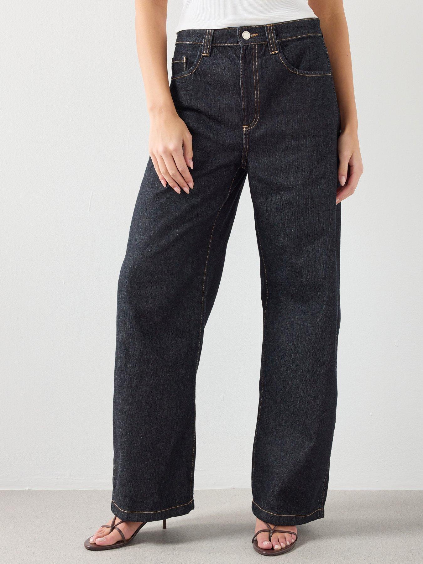 Mango Mid-Rise Balloon Jeans - Blue
