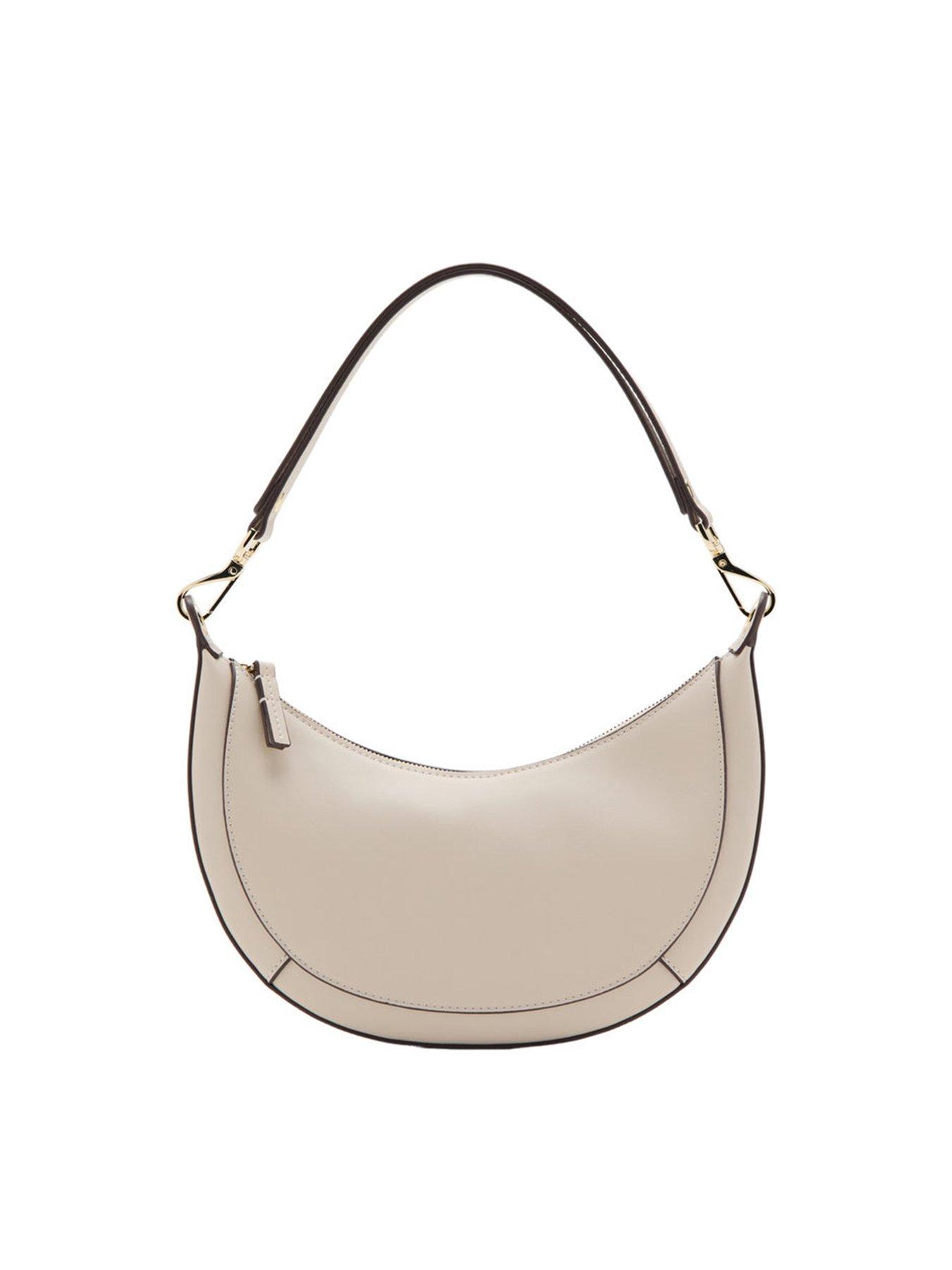 Image 6 of 6 of Mango Oval Shoulder Bag - White