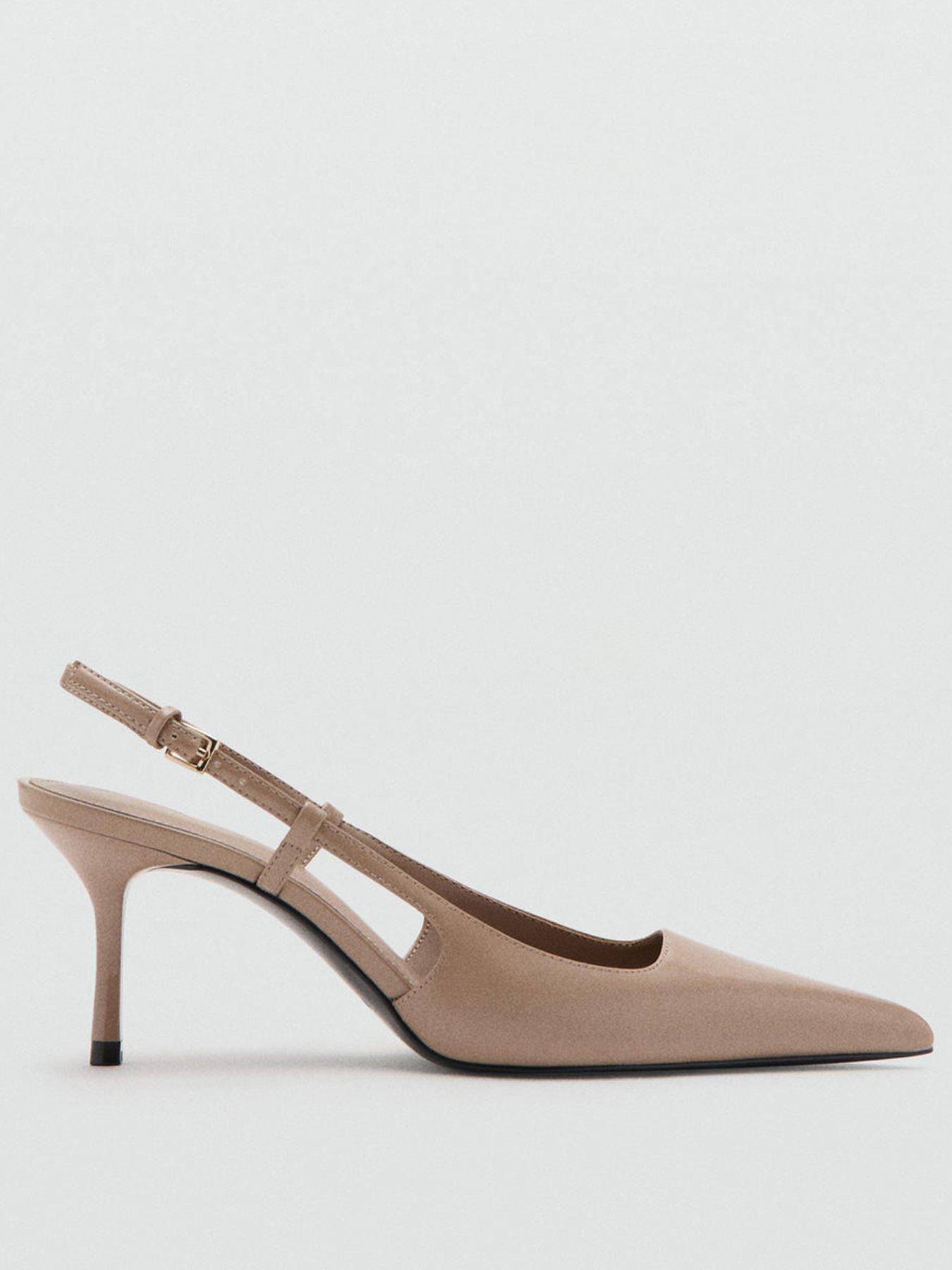 stillFront image of mango-patent-heeled-shoes-nude