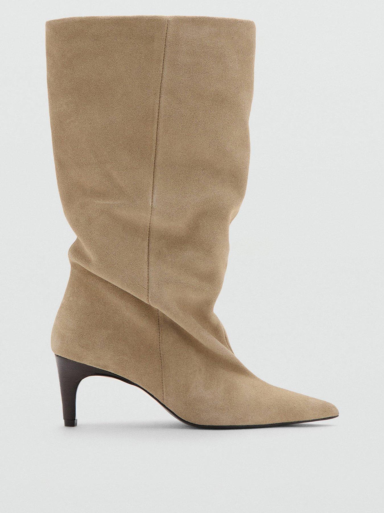 Image 1 of 5 of Mango Ankle Boots Ulises - Beige