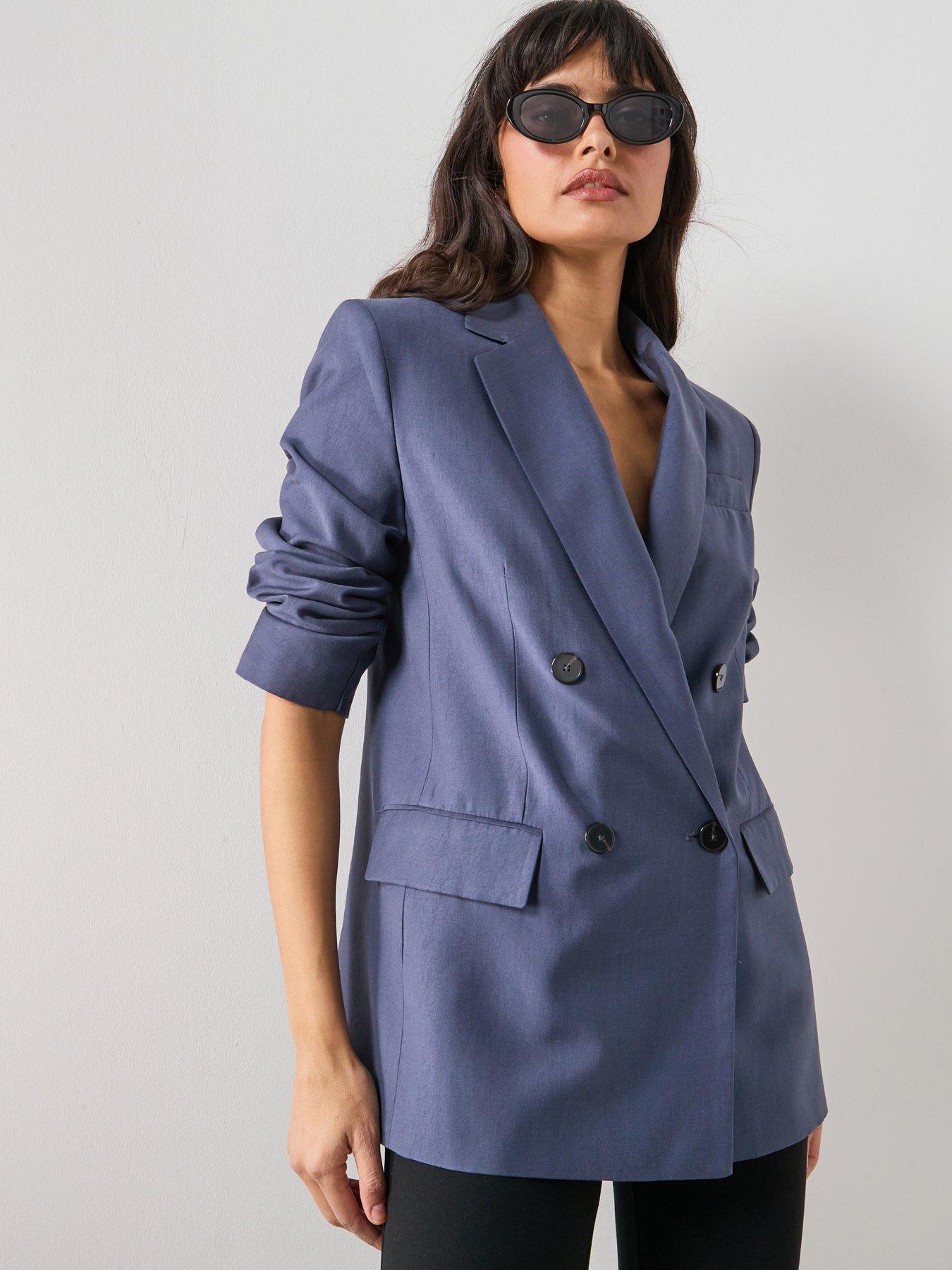 Mango Straight-fit Lyocell Suit Jacket