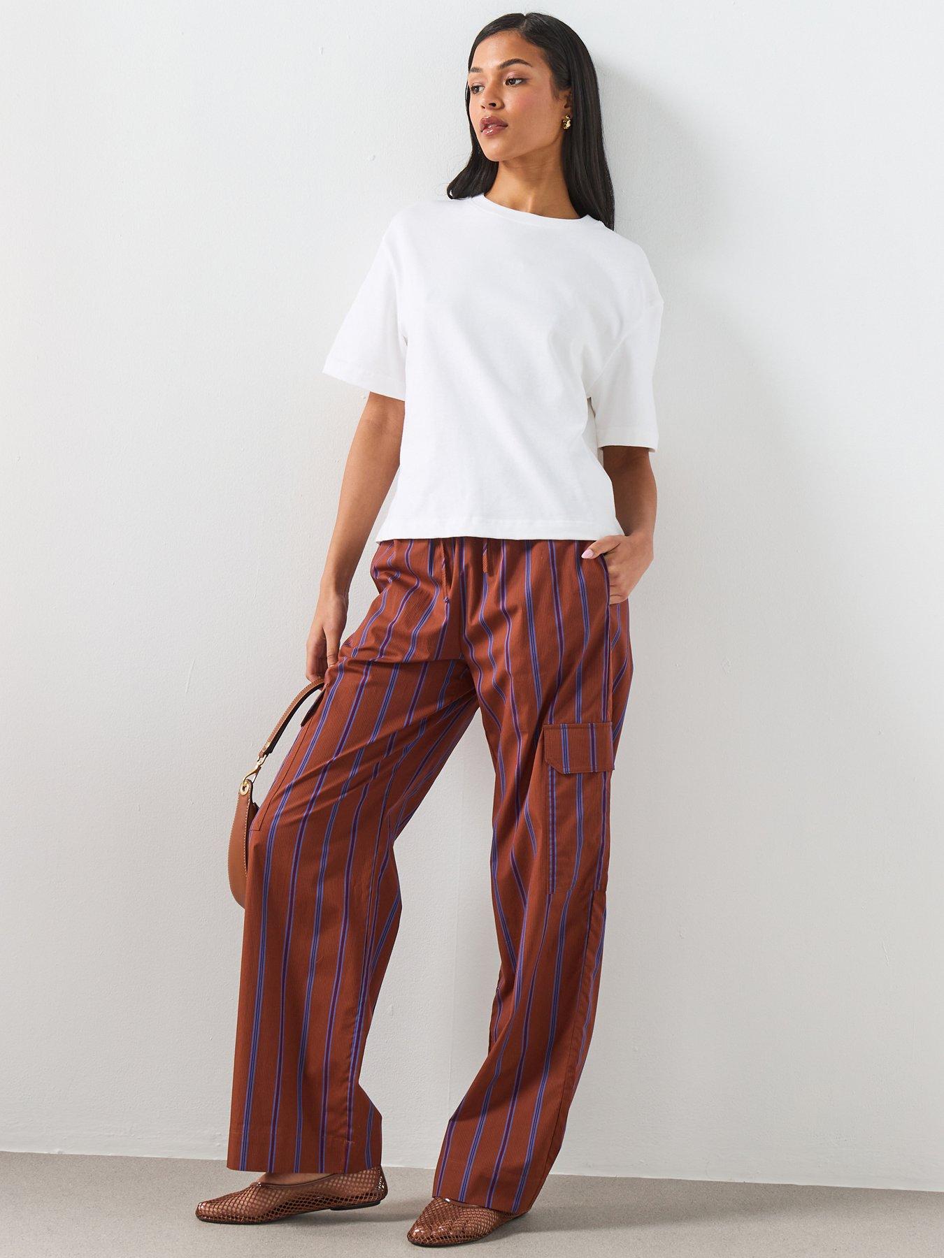 Mango Cargo Trousers With Lateral Pockets - Russet
