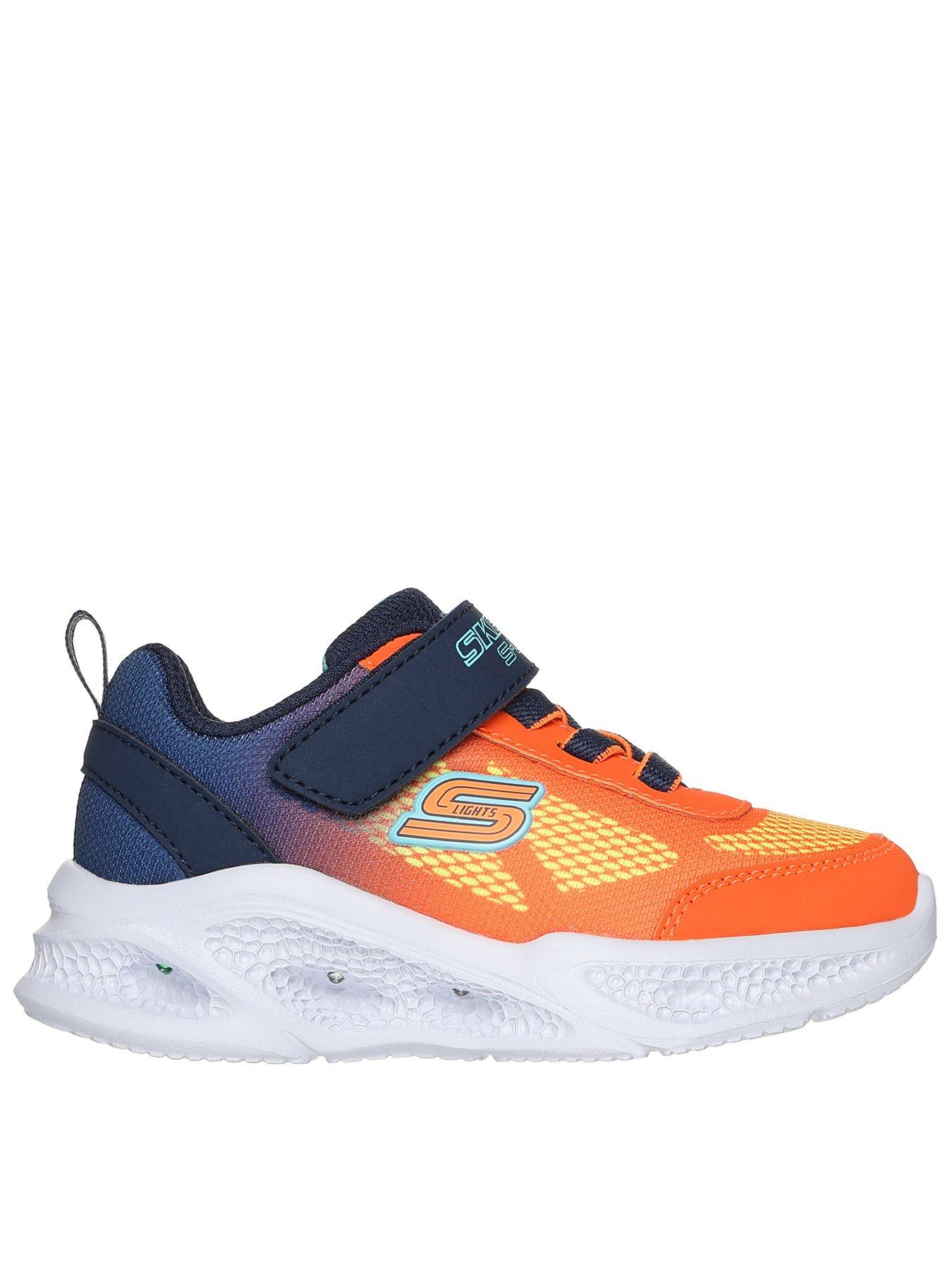 Skechers Toddler S-lights Meteor-lights - Krendox Trainer - Orange