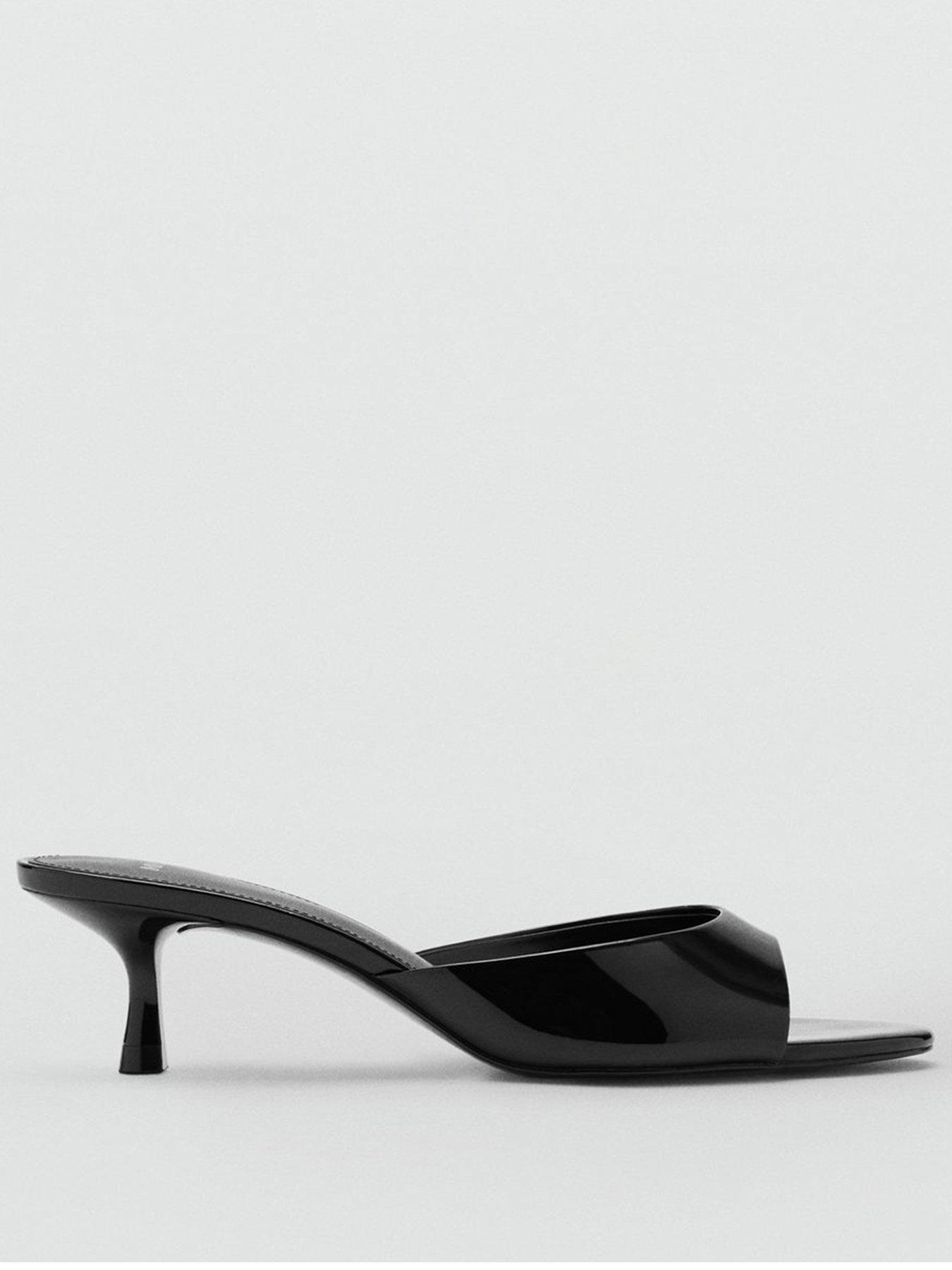 stillFront image of mango-sandals-play-black