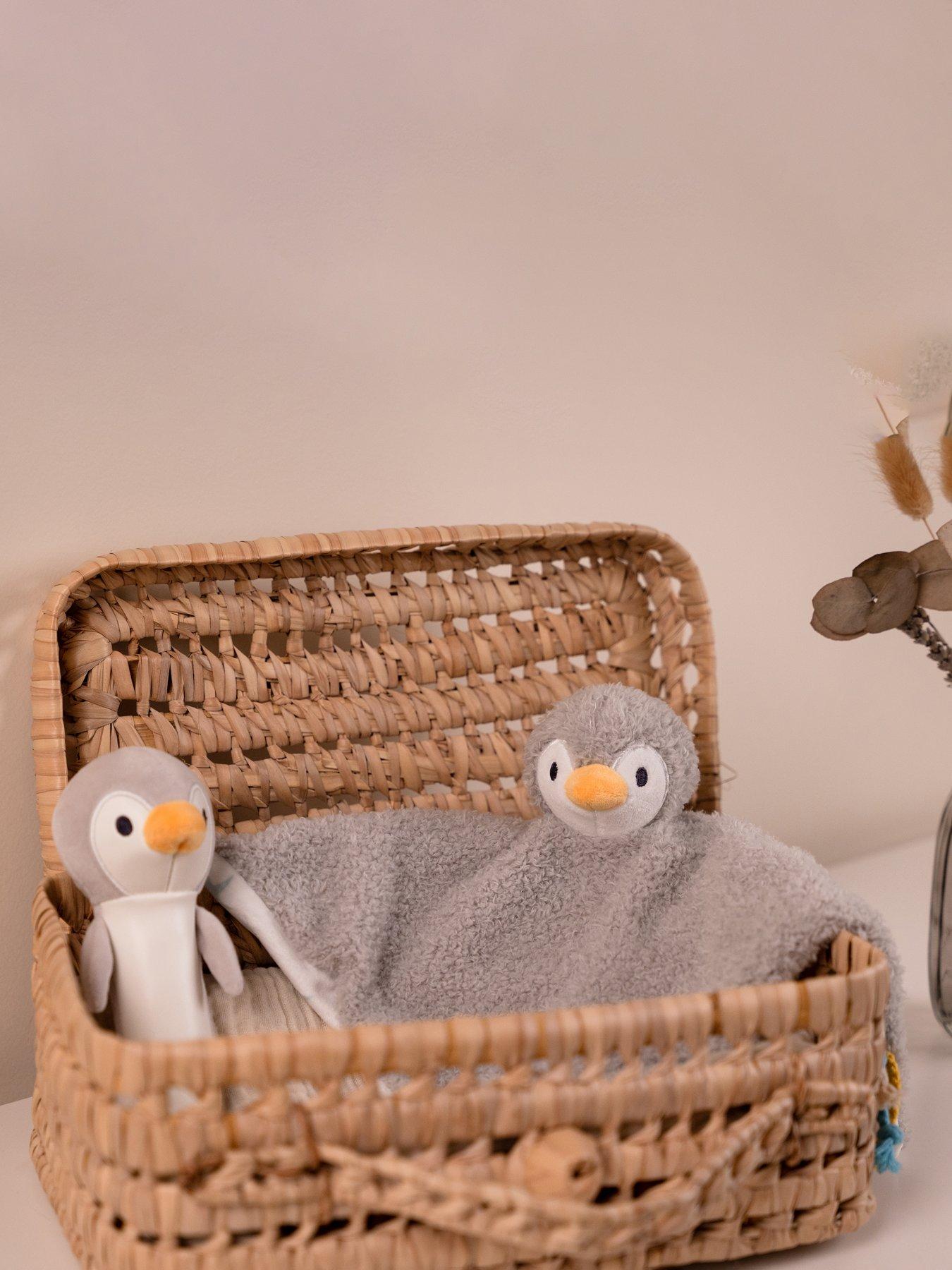 Image 3 of 6 of Little Big Friends Baby Gift Set - Comforter, Squeaker and Baby Book - Ocean