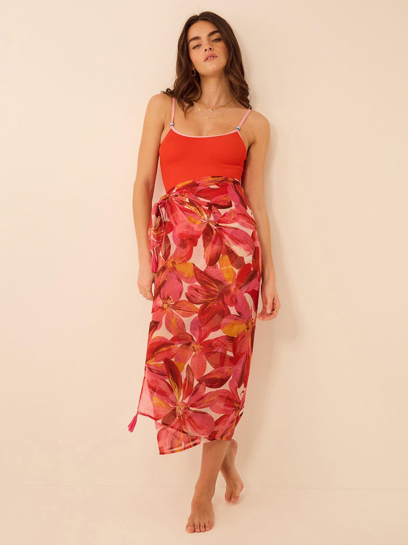 Accessorize Floral Print Sarong