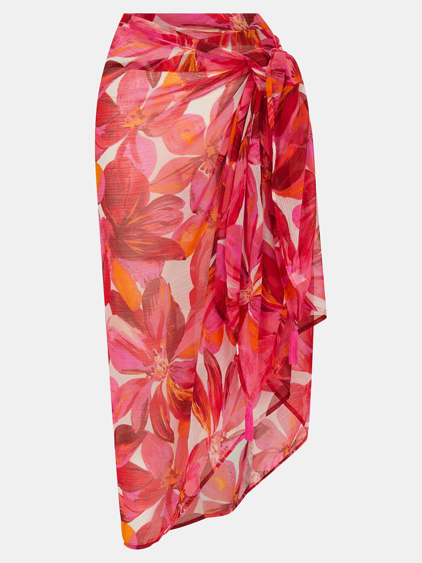  image of accessorize-floral-print-sarong