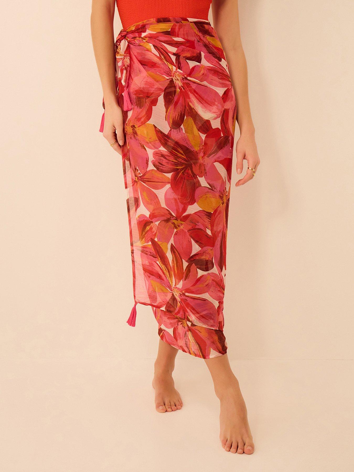  image of accessorize-floral-print-sarong