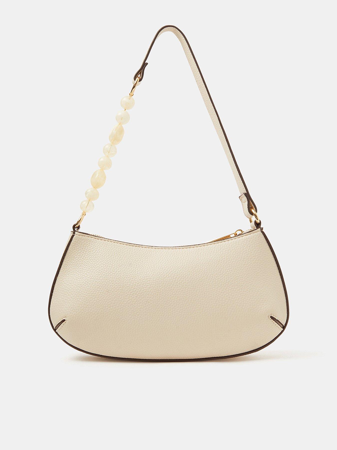 front image of accessorize-beaded-strap-shoulder-bag