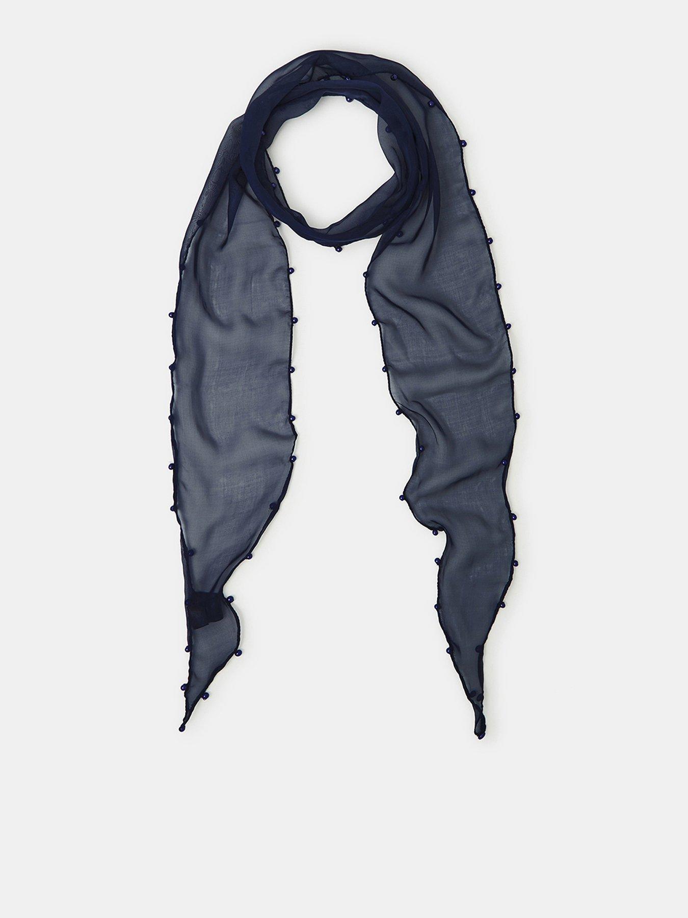 Accessorize Pearl-edged Sheer Scarf