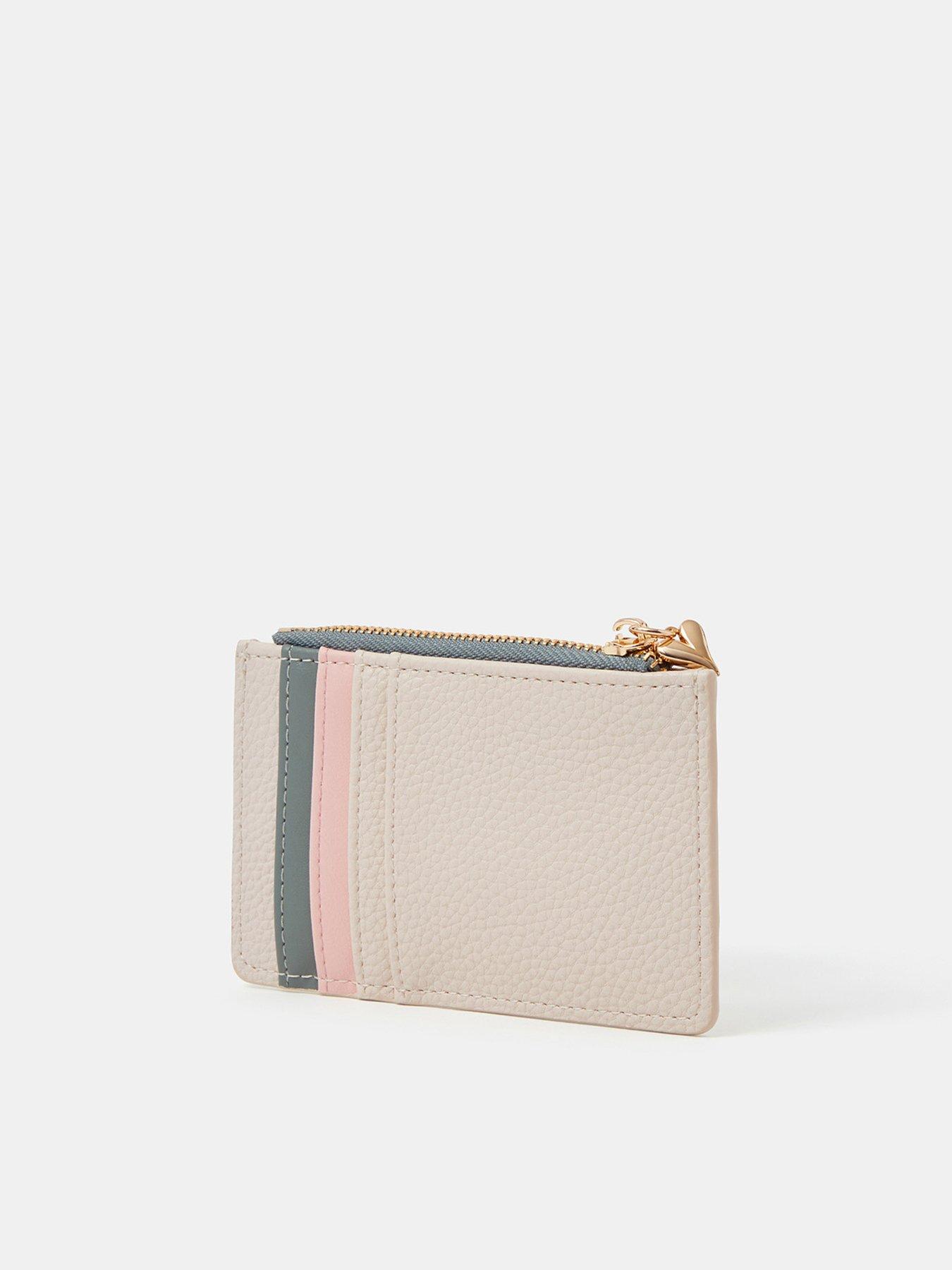 Image 2 of 5 of Accessorize Floral Embroidered Initial Card Holder