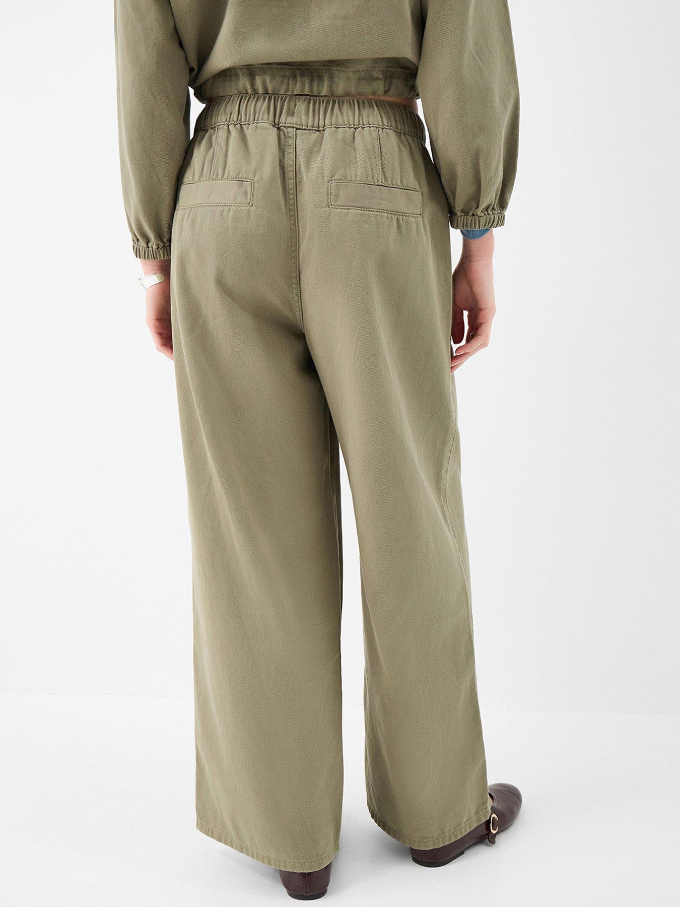  image of accessorize-wide-leg-denim-trousers
