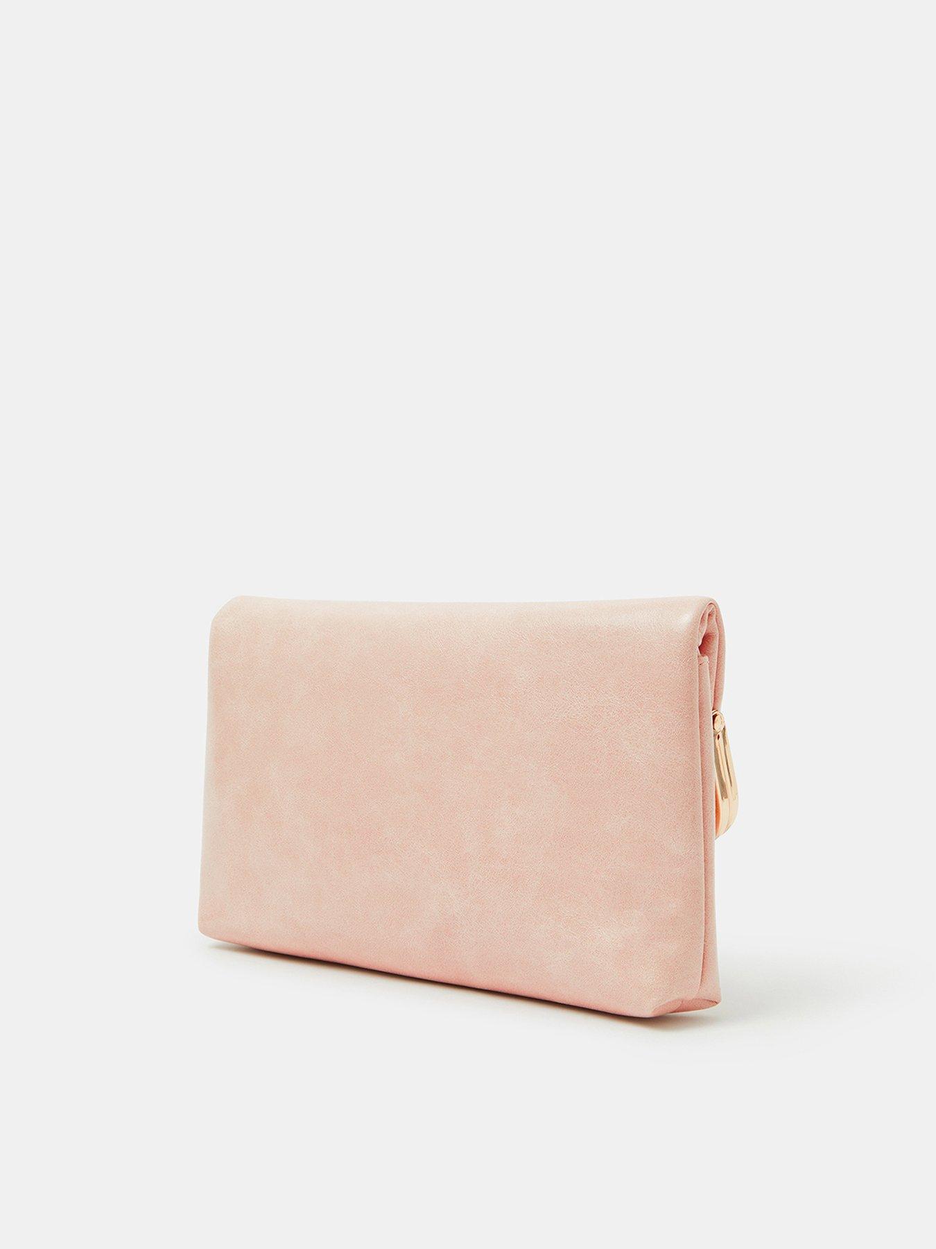  image of accessorize-fold-over-clip-frame-clutch-bag