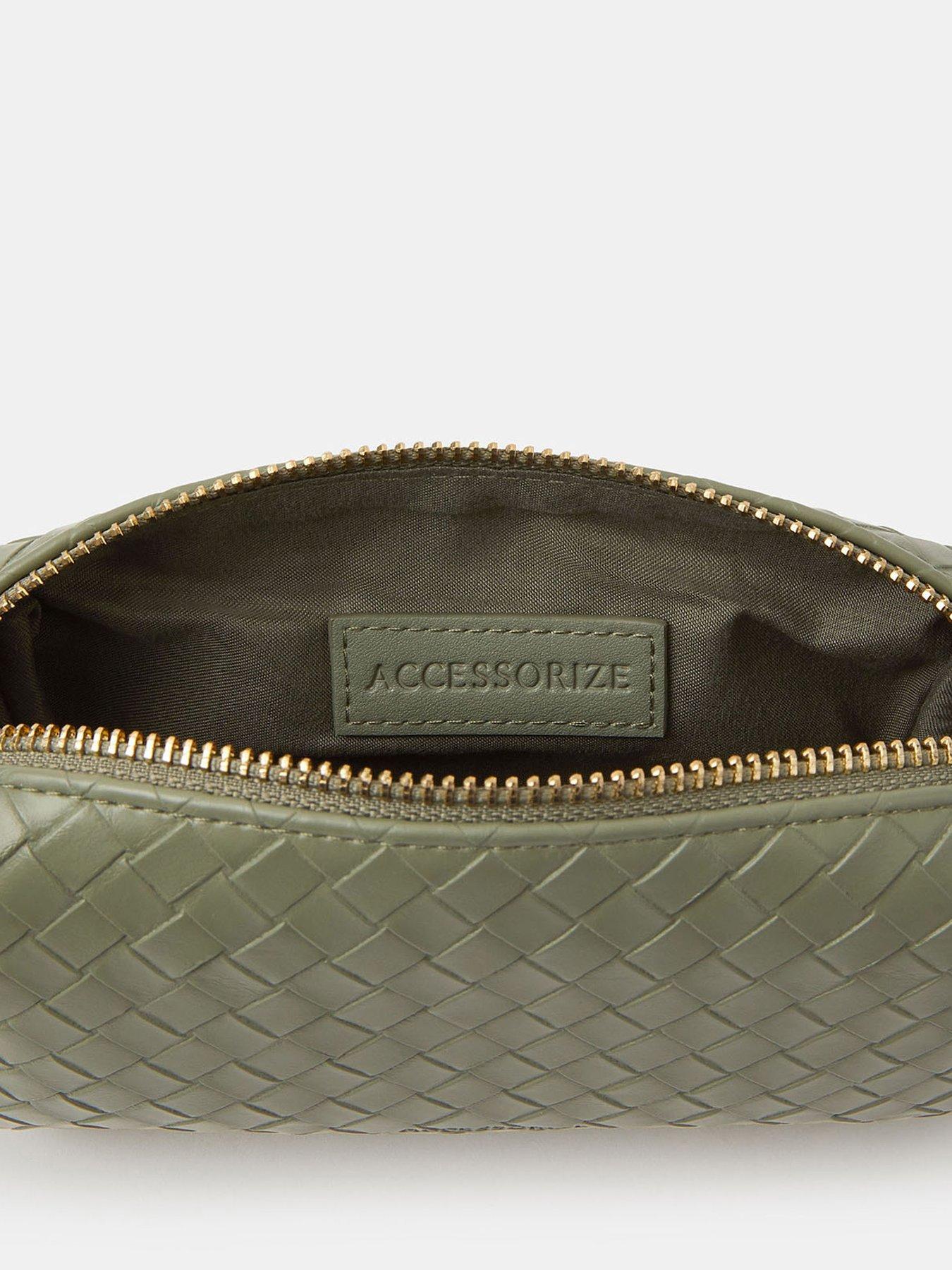  image of accessorize-woven-charm-pouch