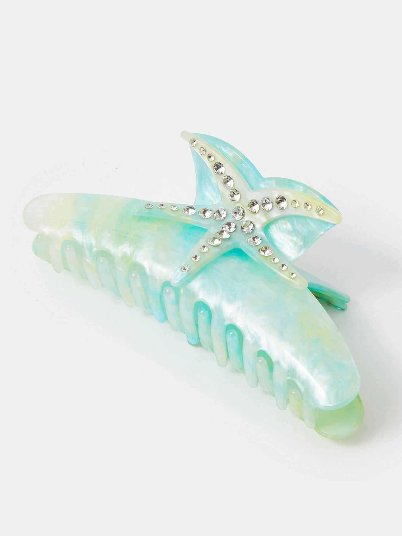 Image 3 of 3 of Accessorize Starfish Shimmer Claw Clip