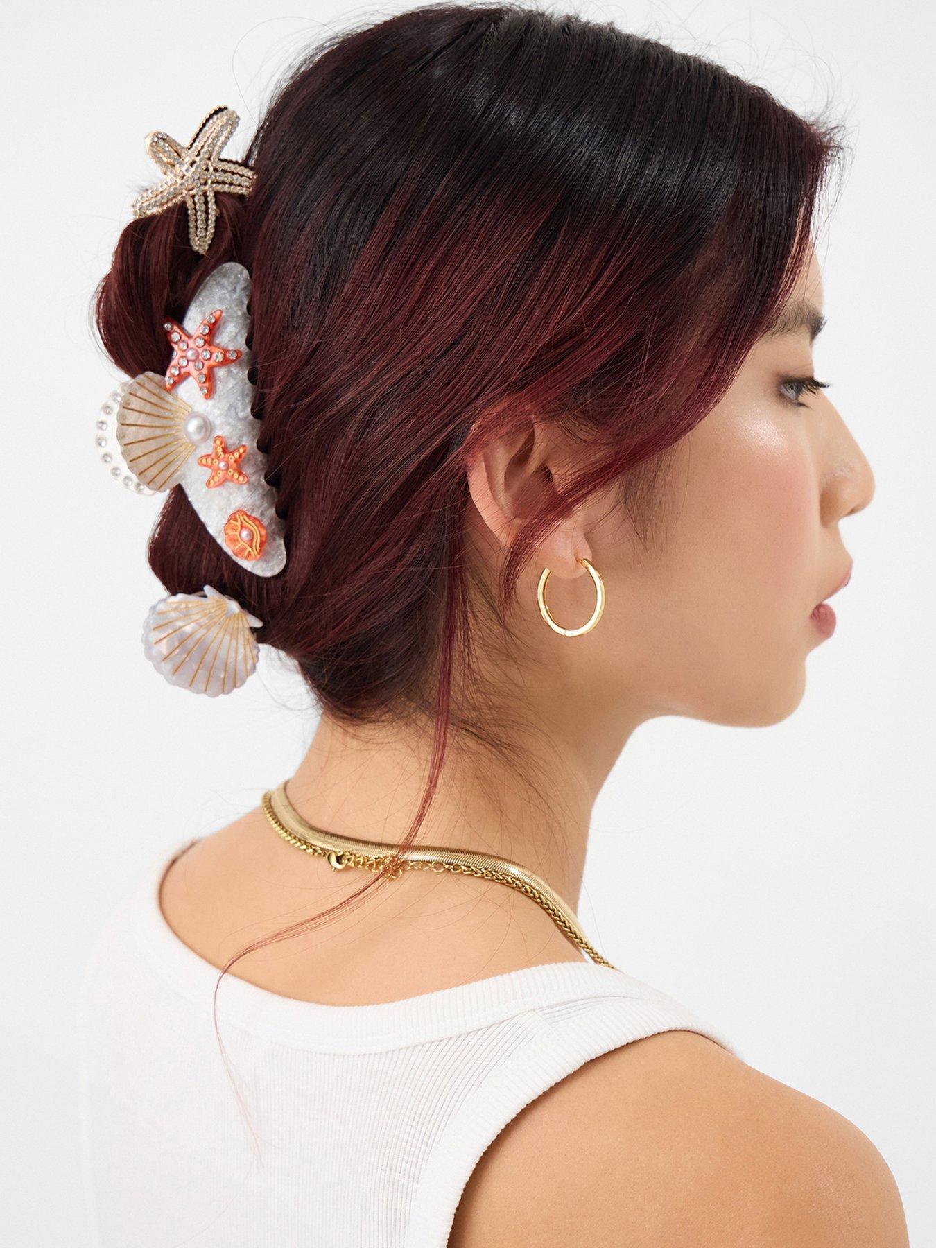 stillFront image of accessorize-3-pack-starfish-amp-shell-claw-clips