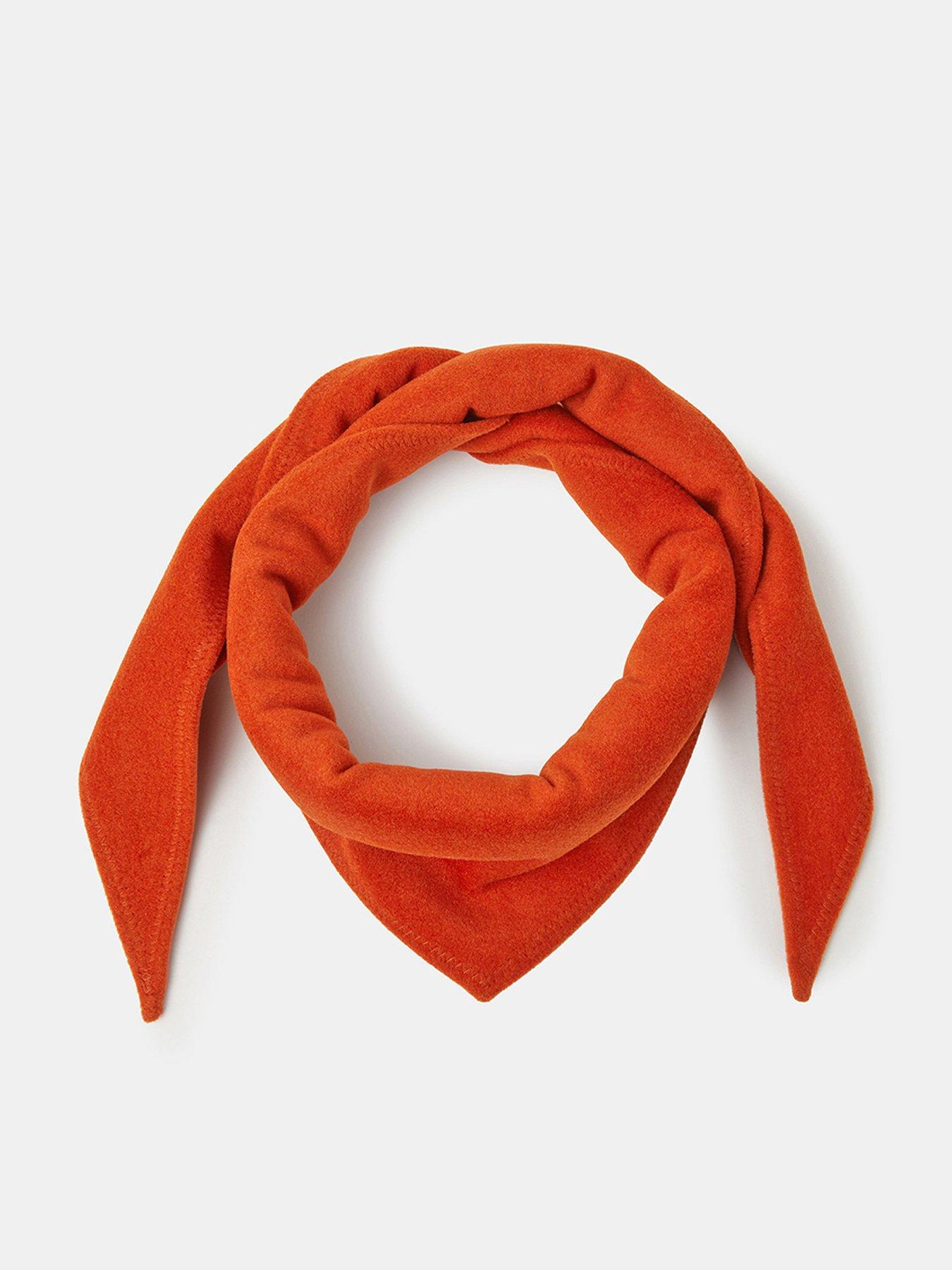 front image of accessorize-large-knitted-triangle-scarf