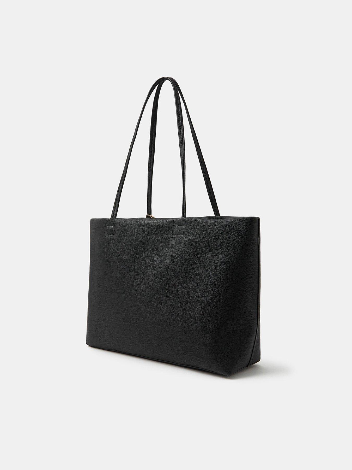 Image 3 of 5 of Accessorize Charm Faux Leather Tote Bag