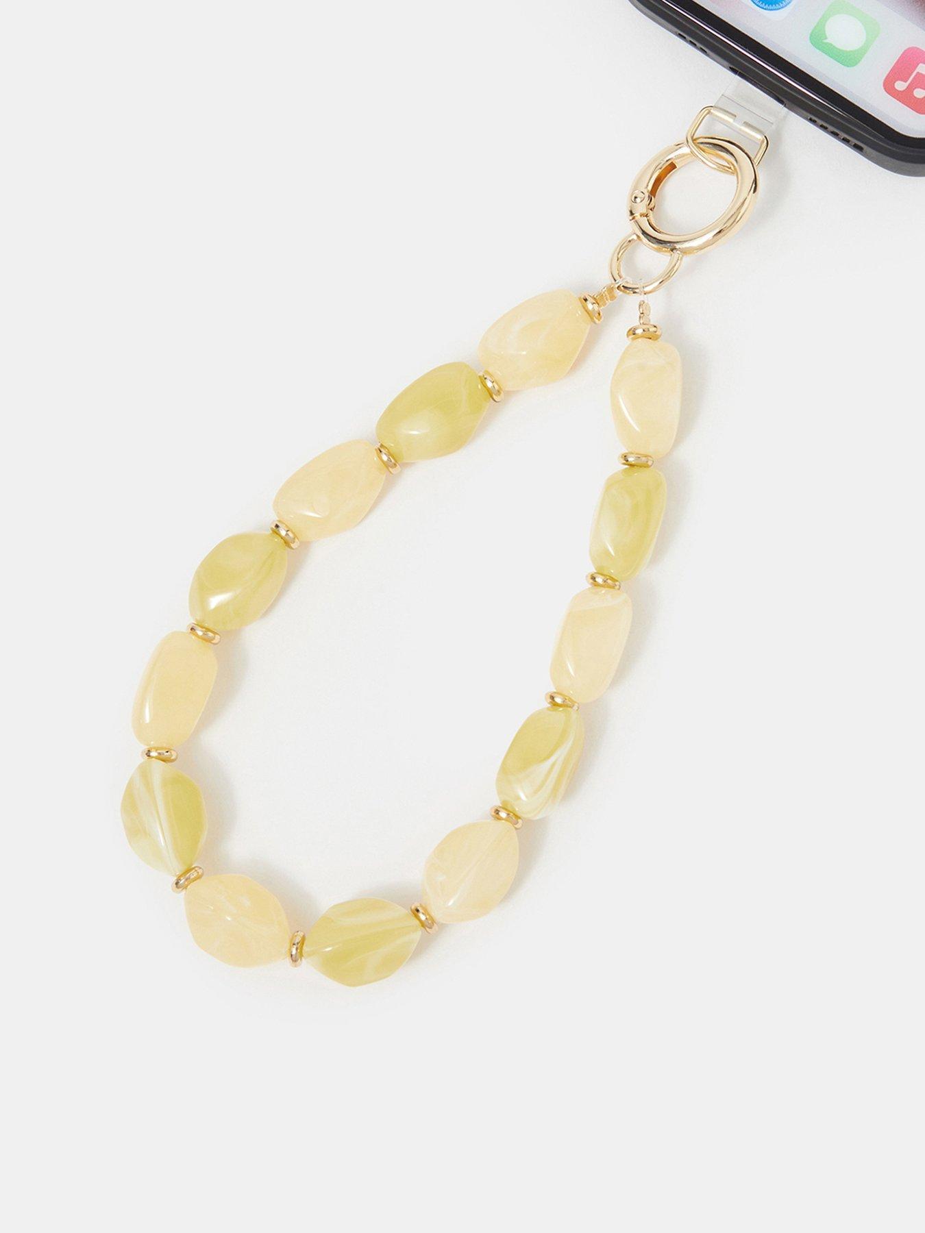 Image 1 of 2 of Accessorize Resin Bead Wrist Phone Strap