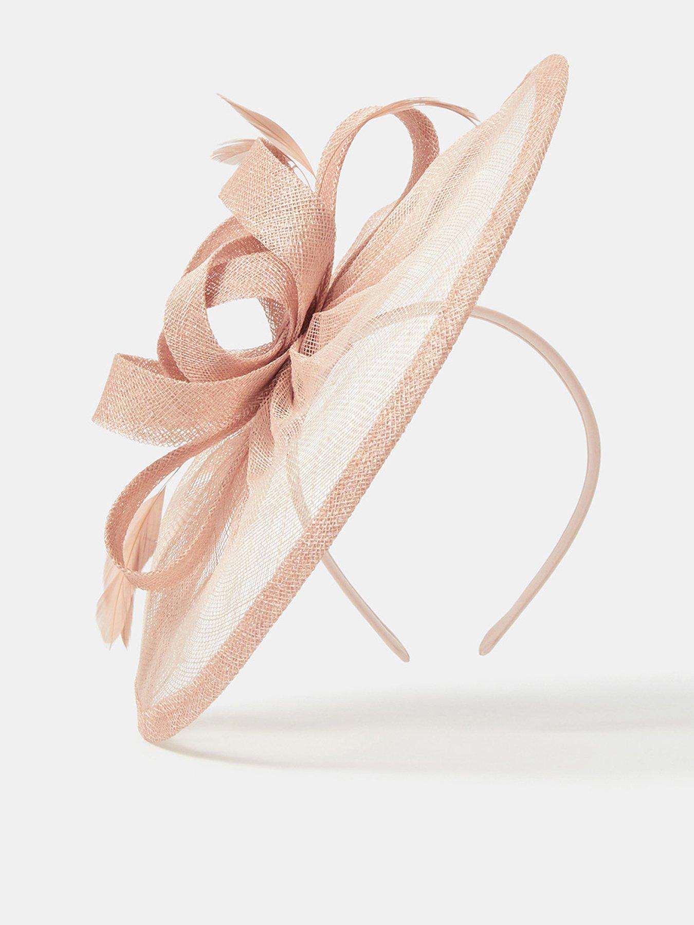 Accessorize Bow Feather Disc Fascinator