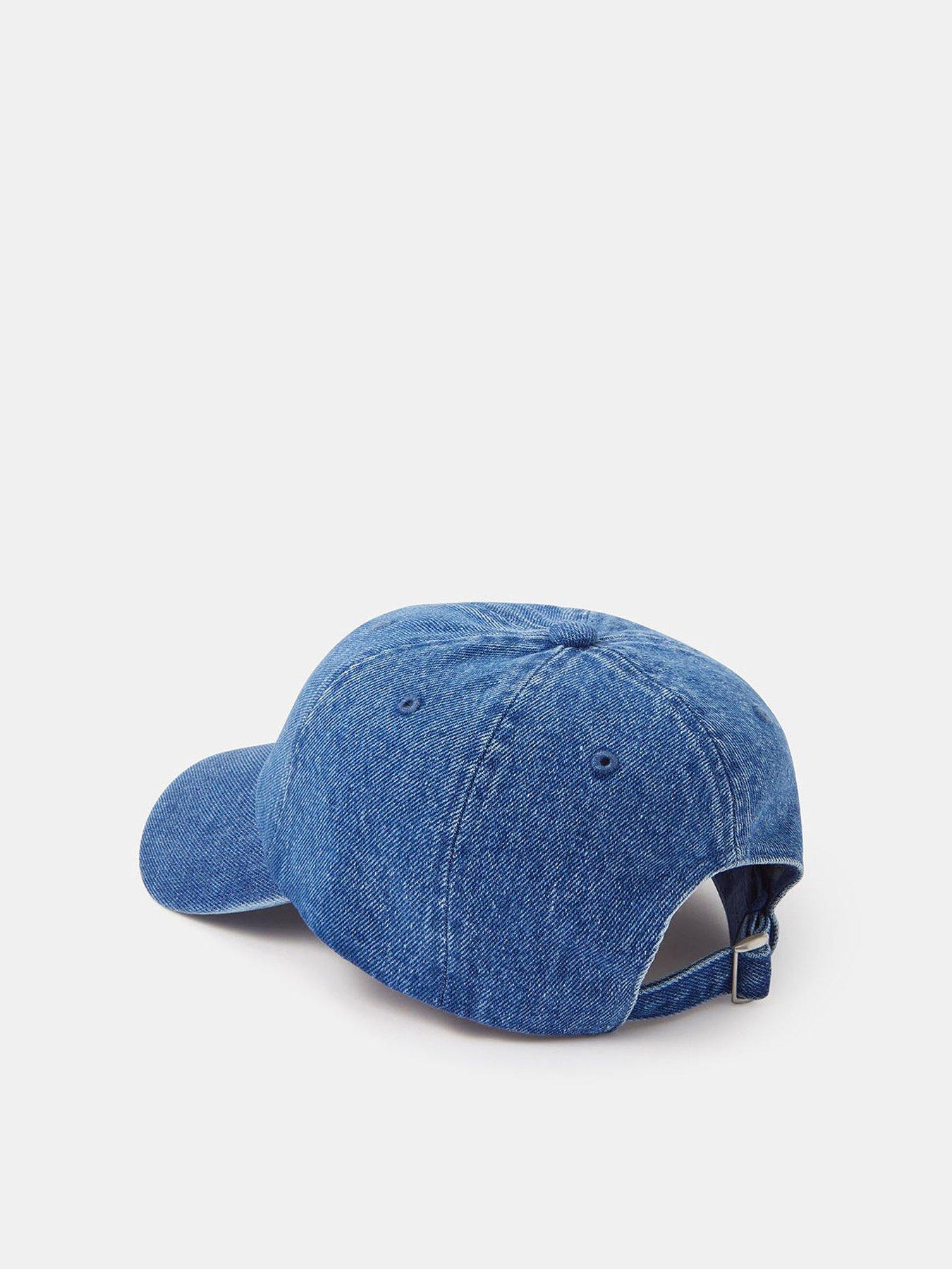  image of accessorize-heart-denim-baseball-cap