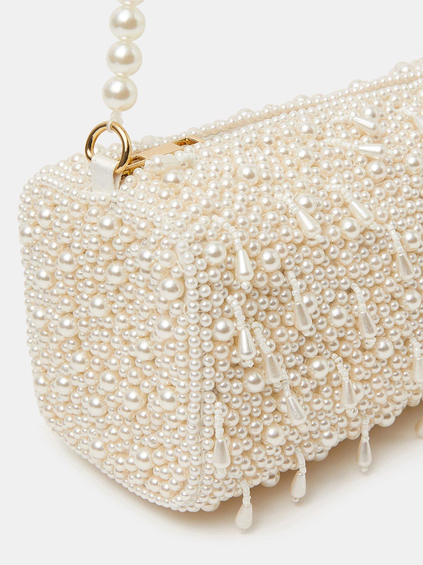  image of accessorize-drop-bead-shoulder-bag