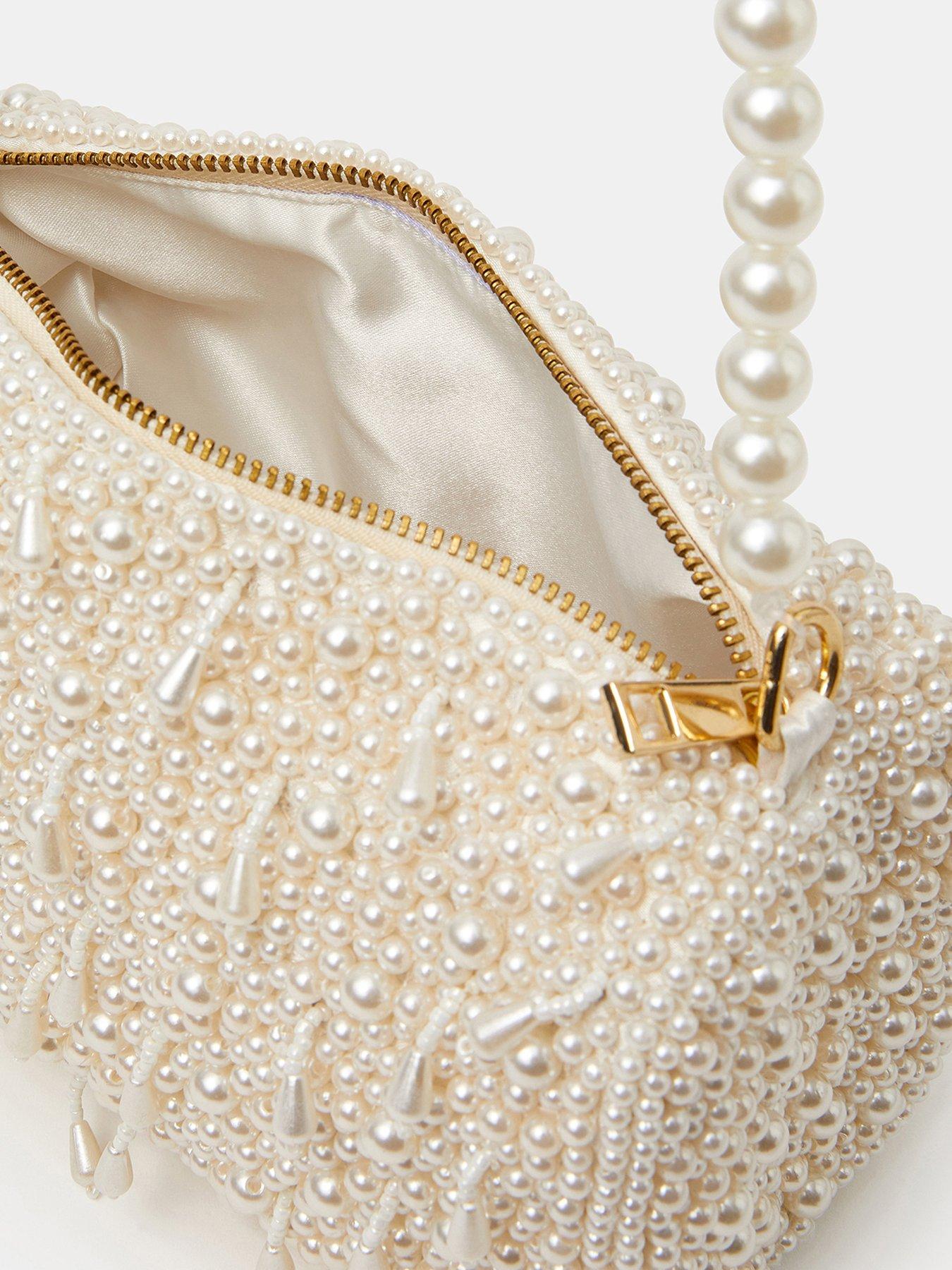  image of accessorize-drop-bead-shoulder-bag