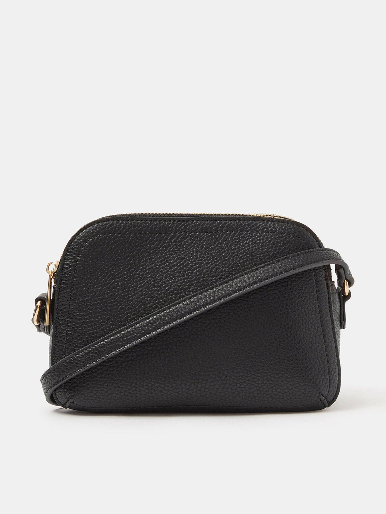 front image of accessorize-double-zip-crossbody-bag