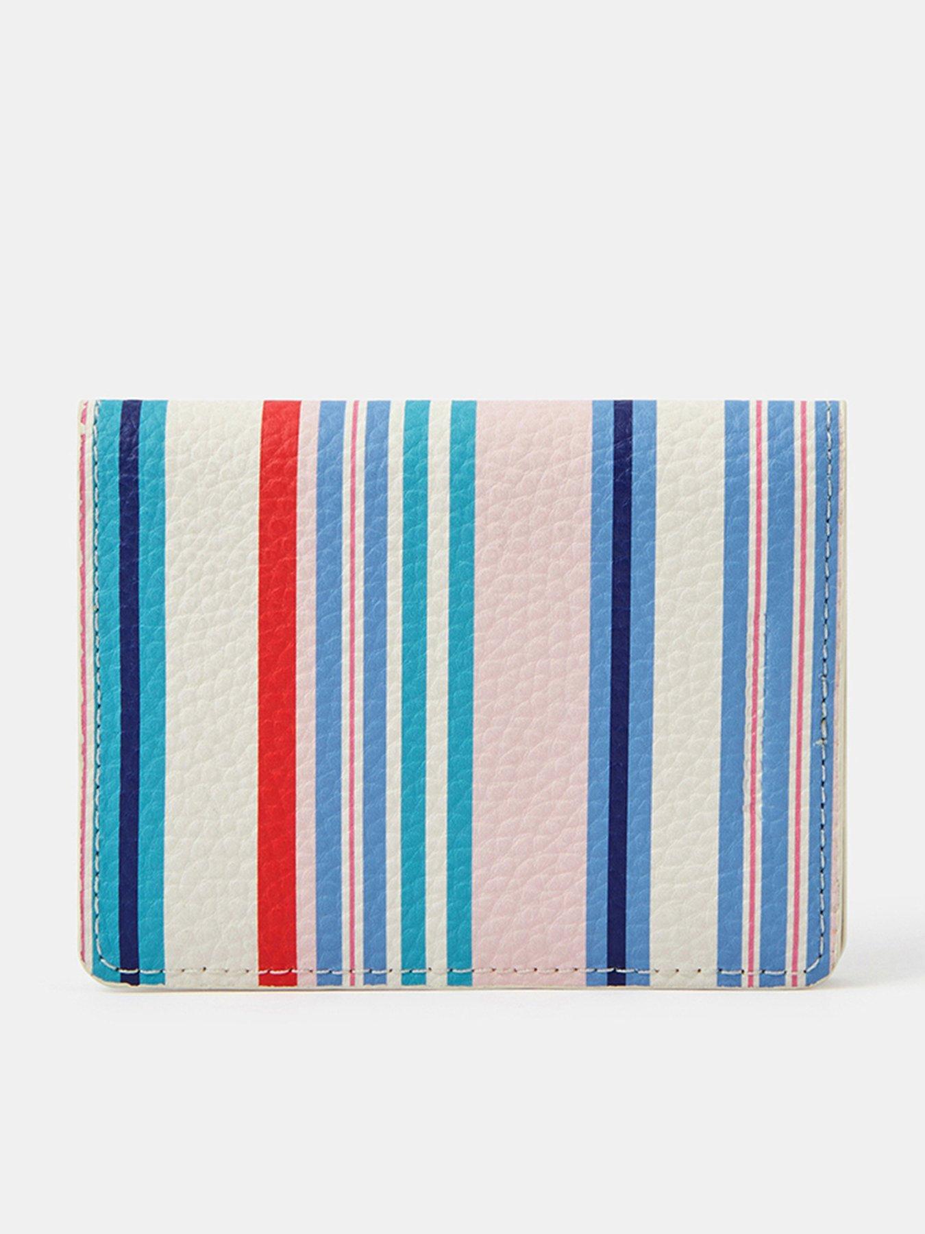 Image 1 of 3 of Accessorize Stripe Travel Card Holder