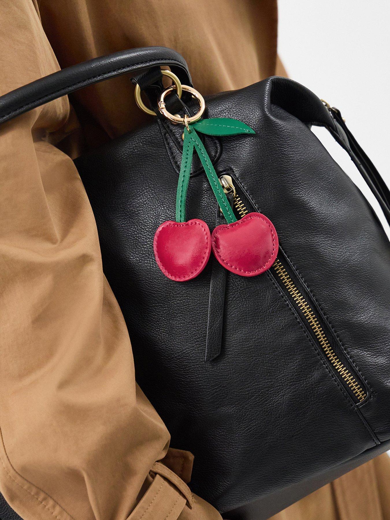 stillFront image of accessorize-cherry-bag-charm
