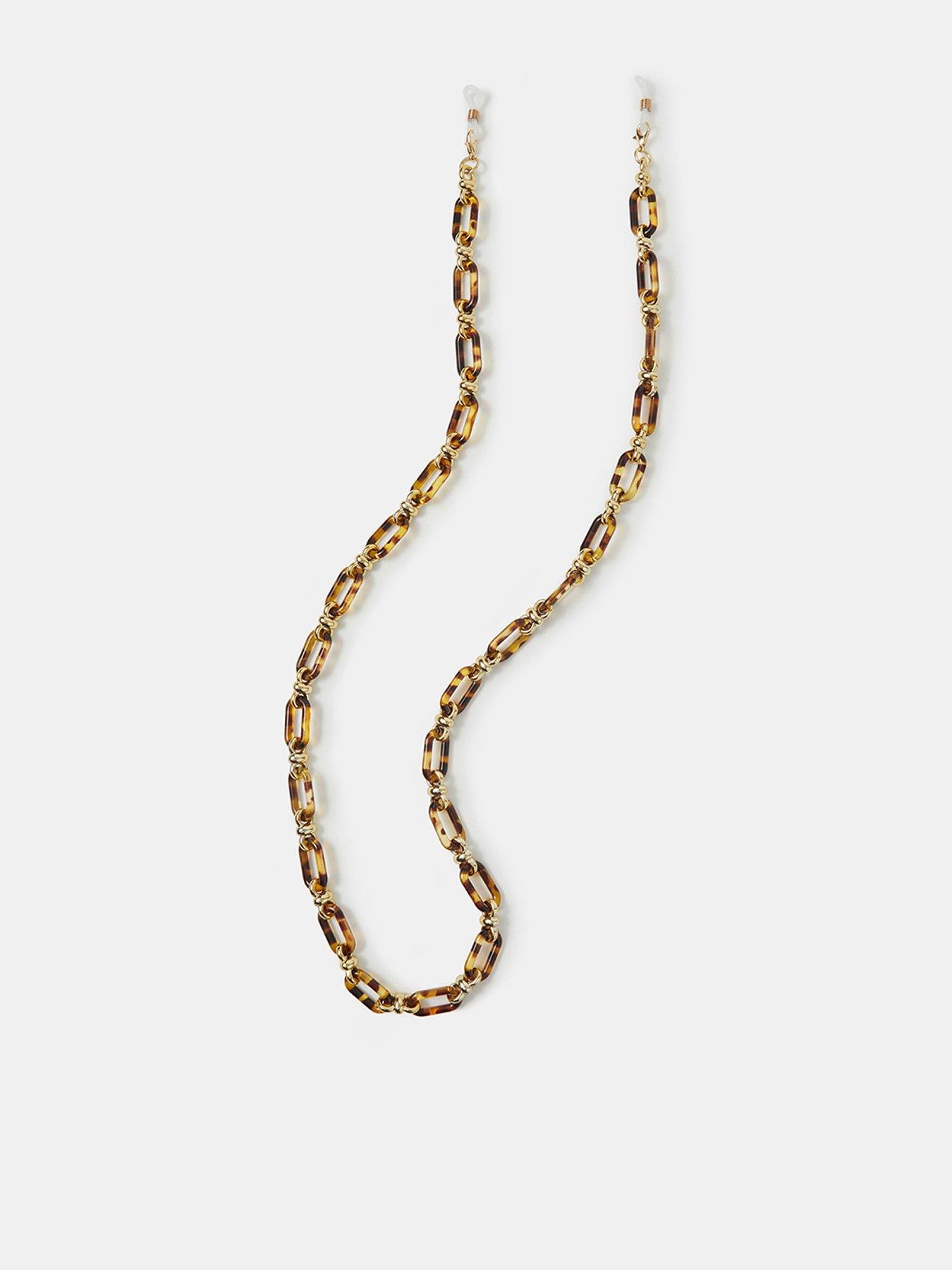 Image 1 of 3 of Accessorize Tort Link Glasses Chain