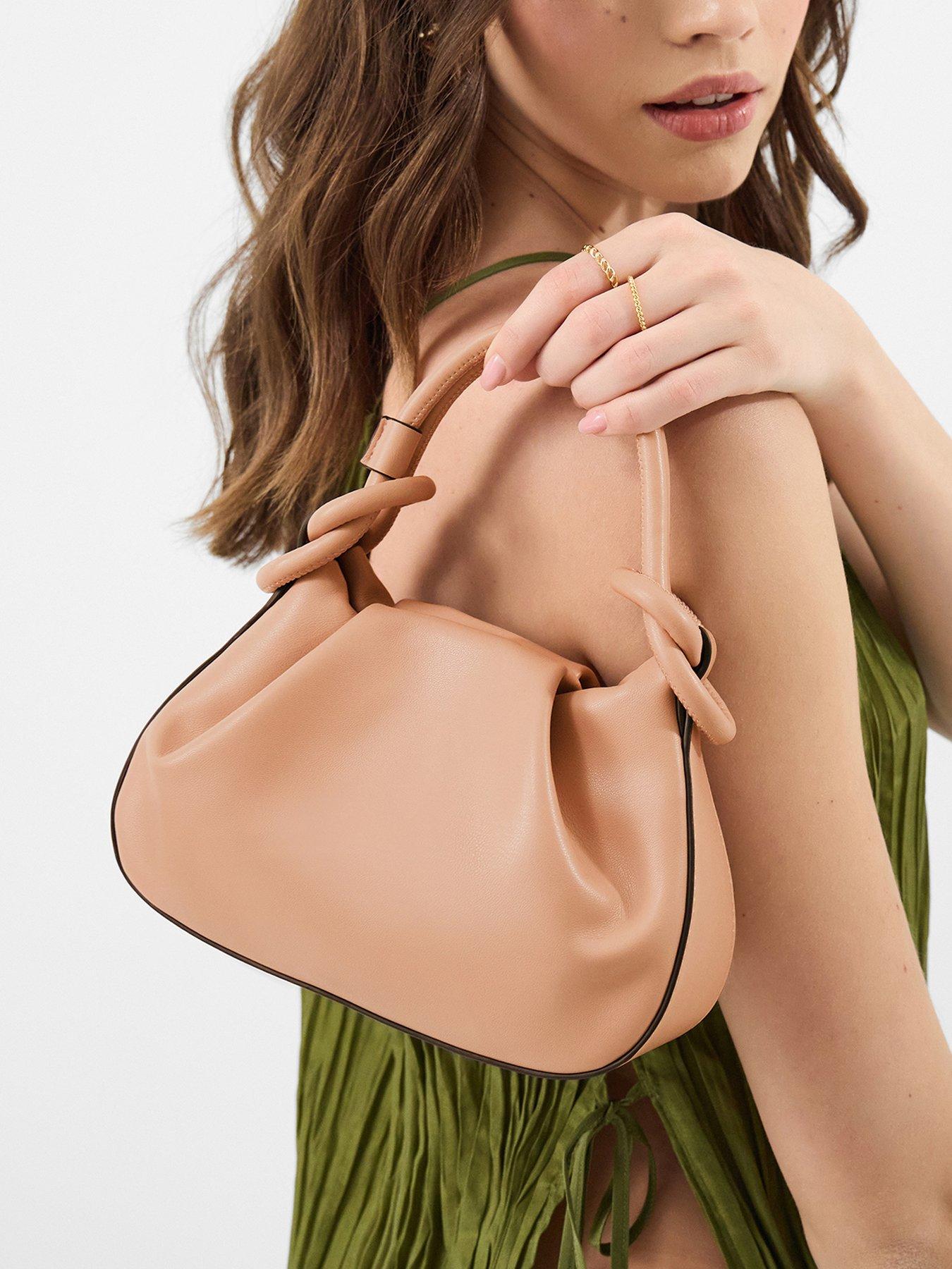 stillFront image of accessorize-knot-detail-handheld-bag
