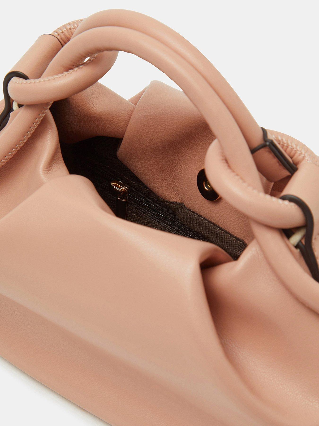  image of accessorize-knot-detail-handheld-bag