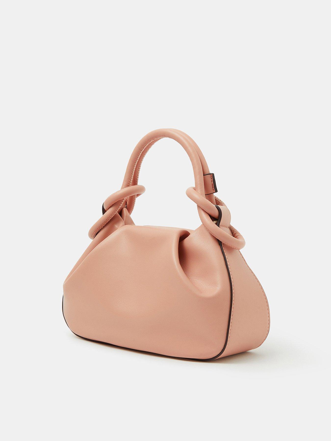  image of accessorize-knot-detail-handheld-bag