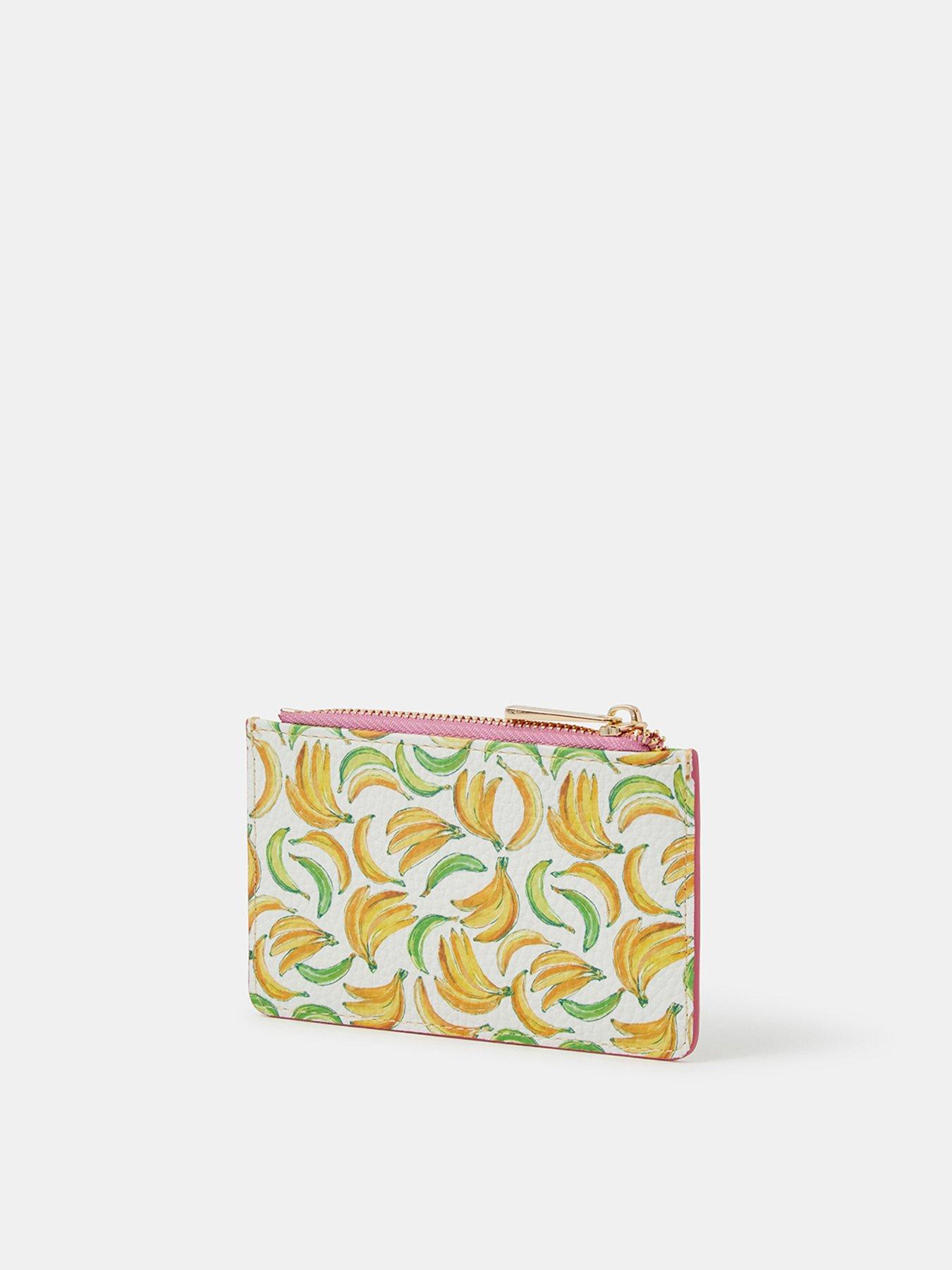 Image 2 of 3 of Accessorize Banana Print Card Holder